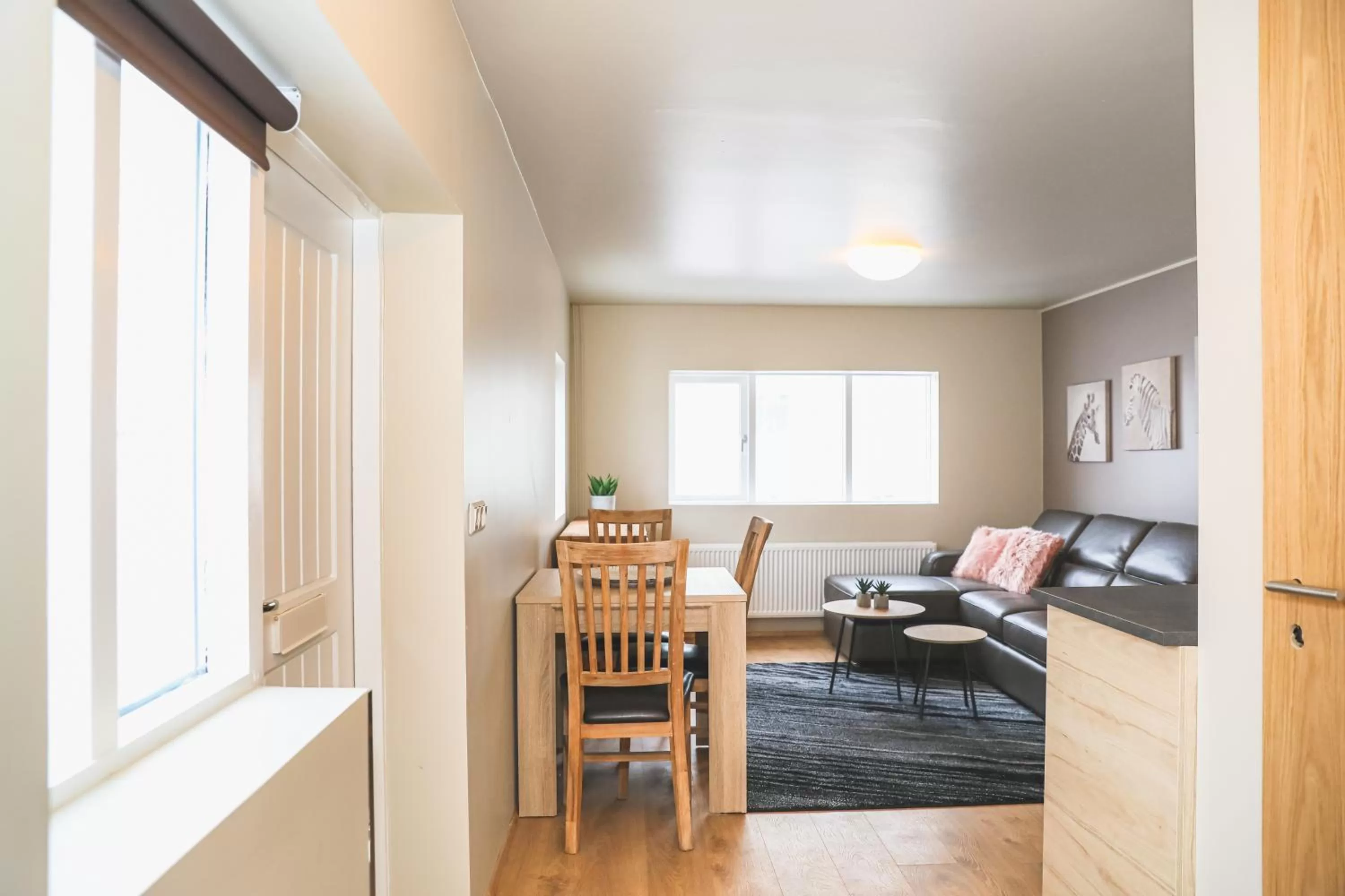 Living room in E18 Apartments