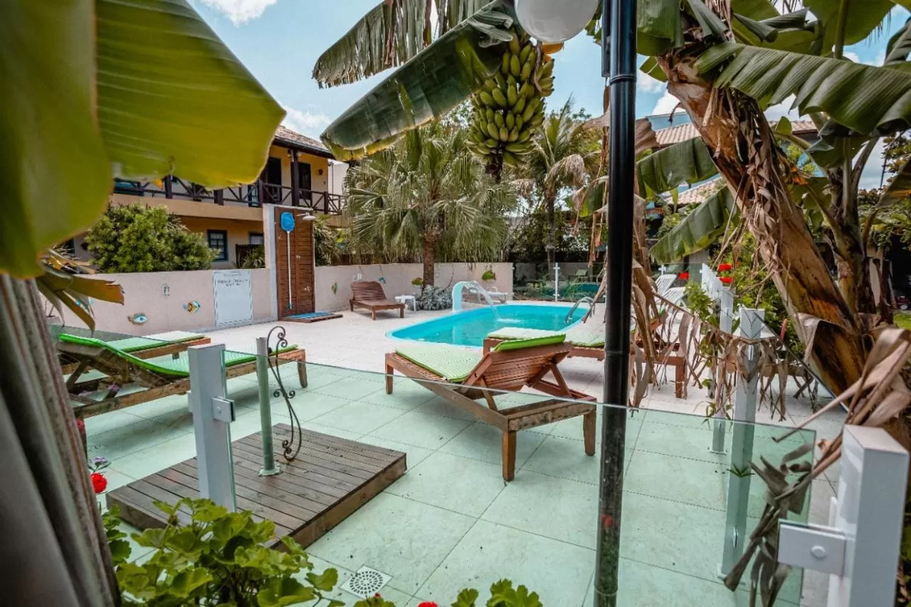 Pool view, Swimming Pool in Pousada Santa Genoveva campeche