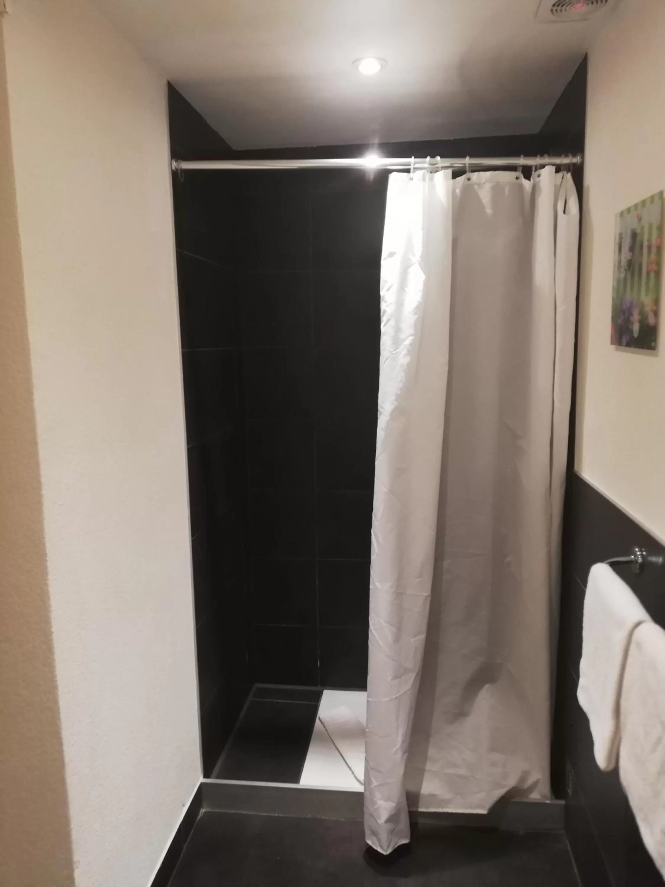 Bathroom, Bed in Hotel Parc & Lac