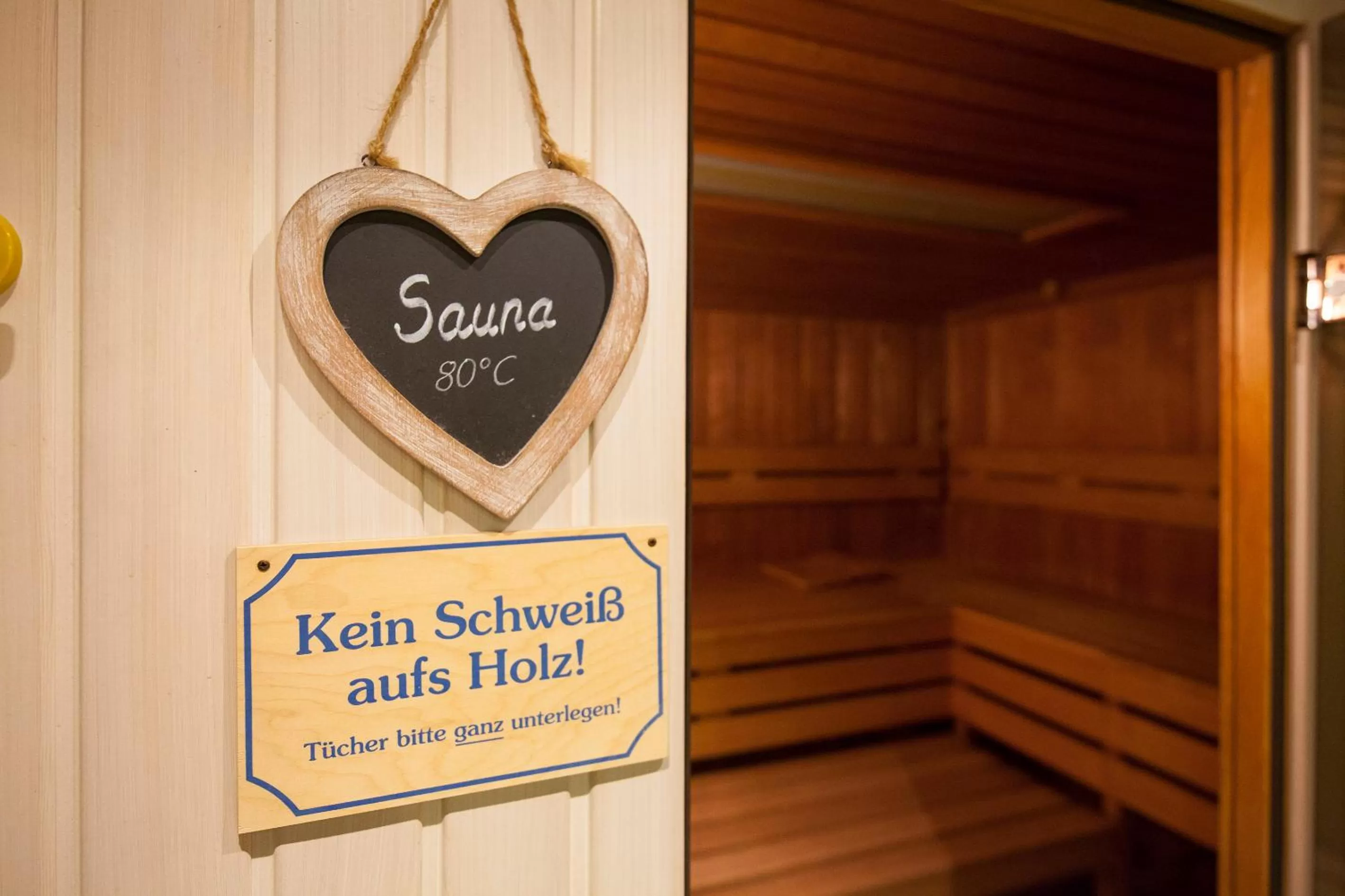 Sauna in Landhaus Lauble