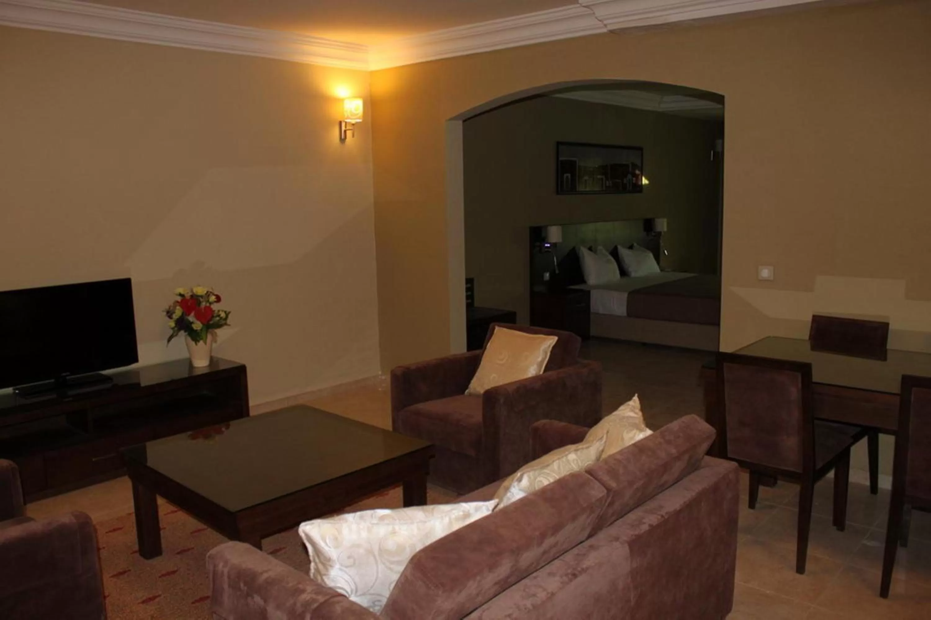 Seating area in Hotel Mauricenter Nouakchott