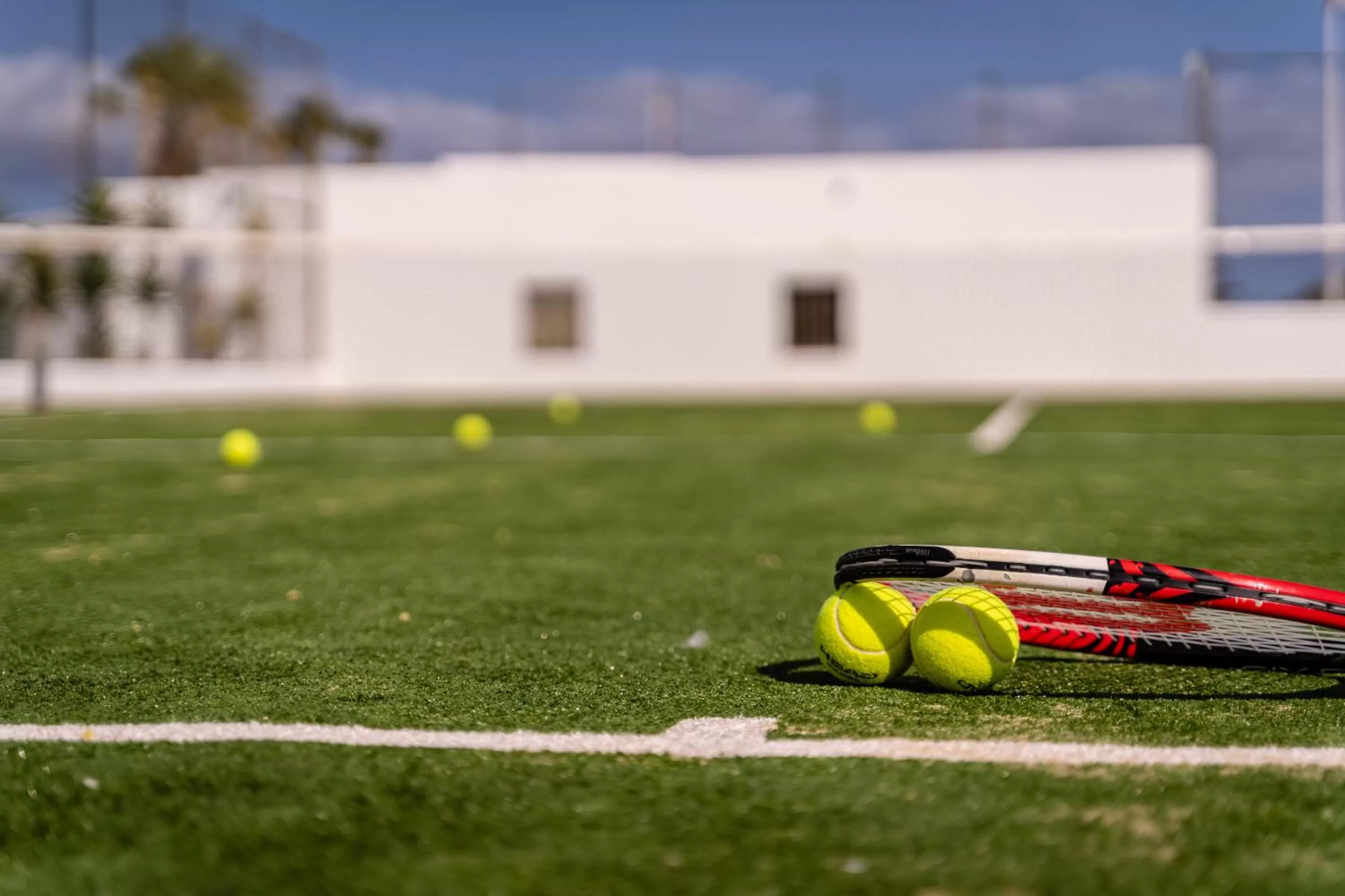 Tennis court in Hotel Lanzarote Village