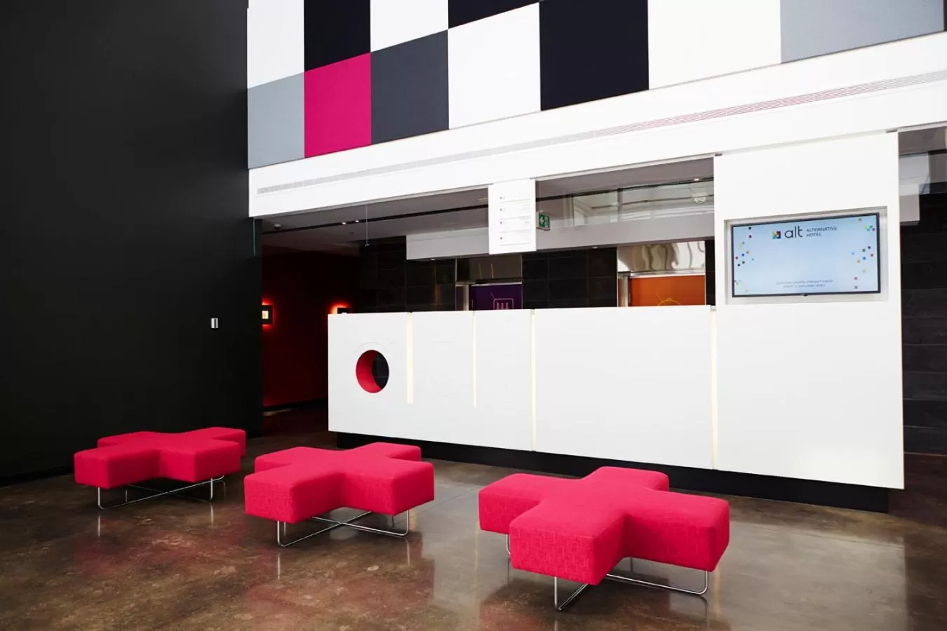 Lobby or reception in Alt Hotel Halifax Airport