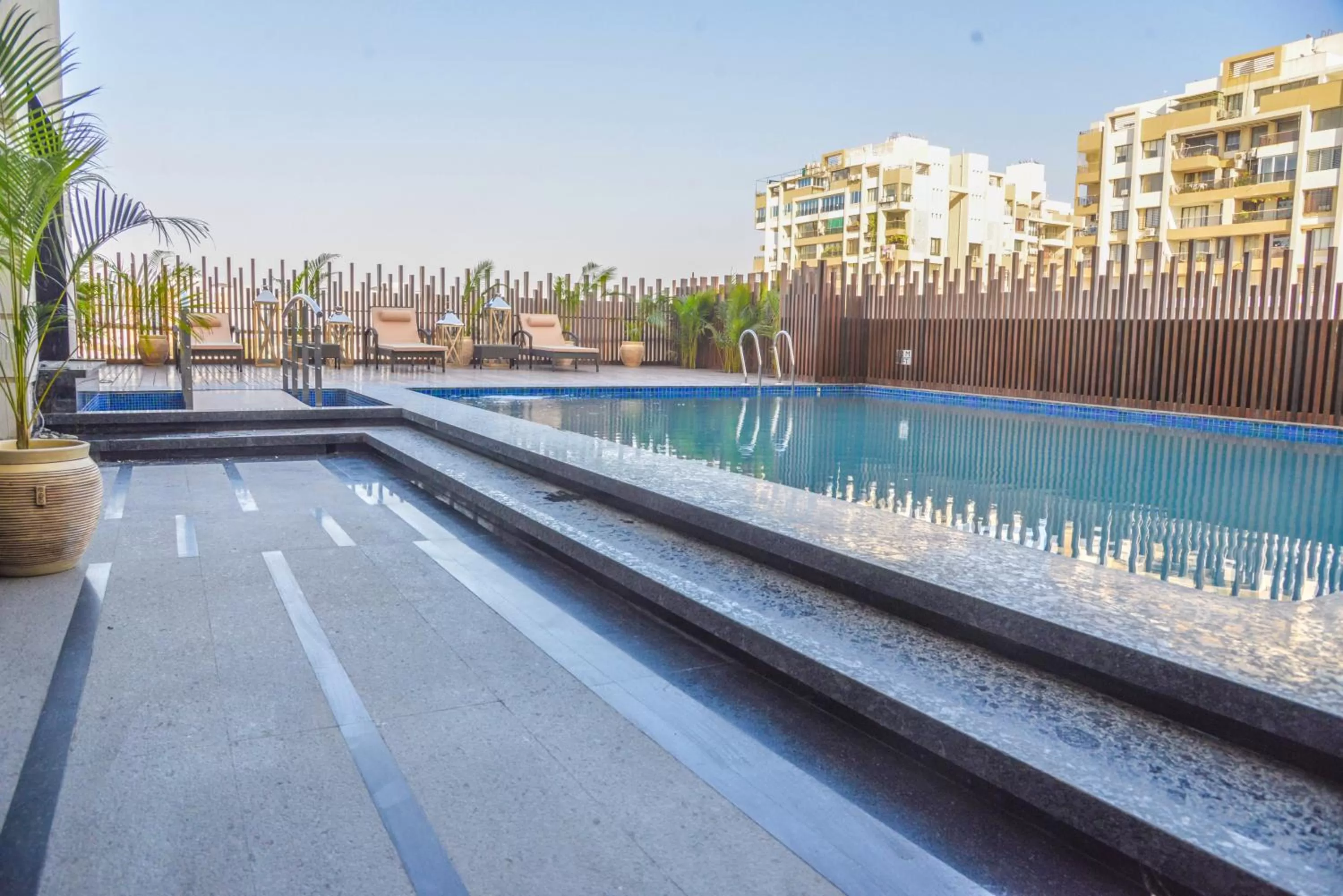 Pool view in Efcee Sarovar Premiere Bhavnagar