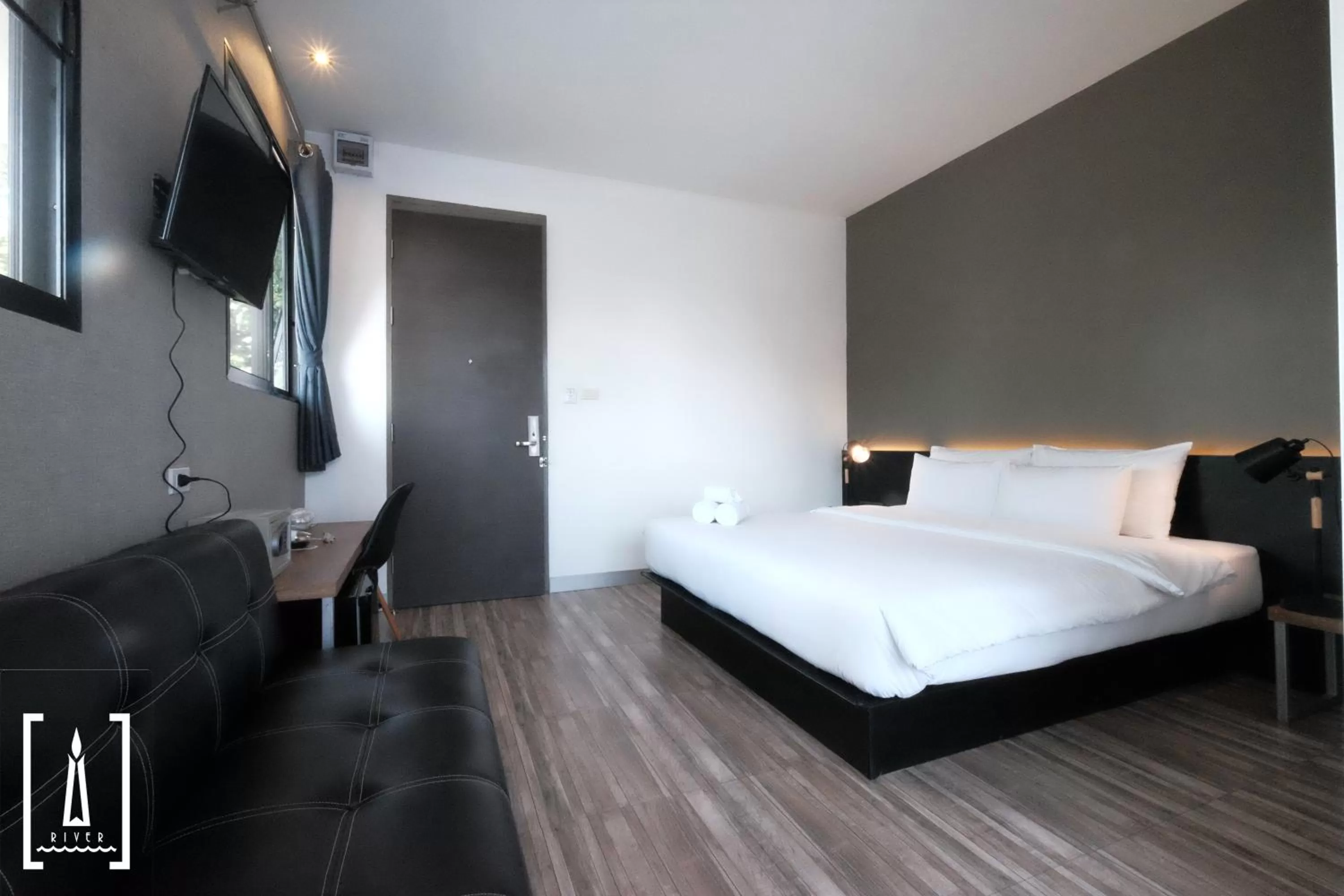 Bed in i-river chiangmai