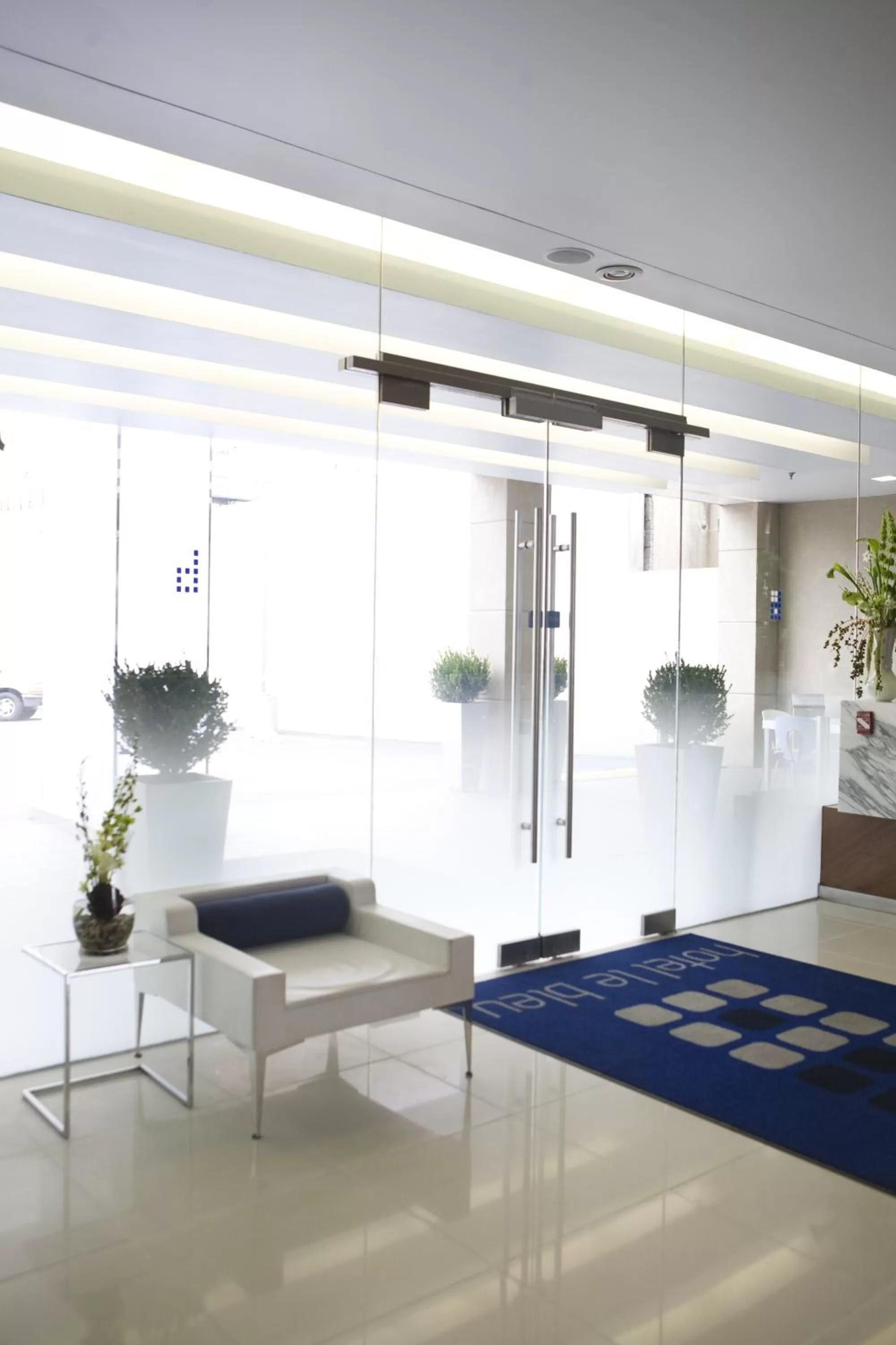 Lobby or reception in Hotel Le Bleu