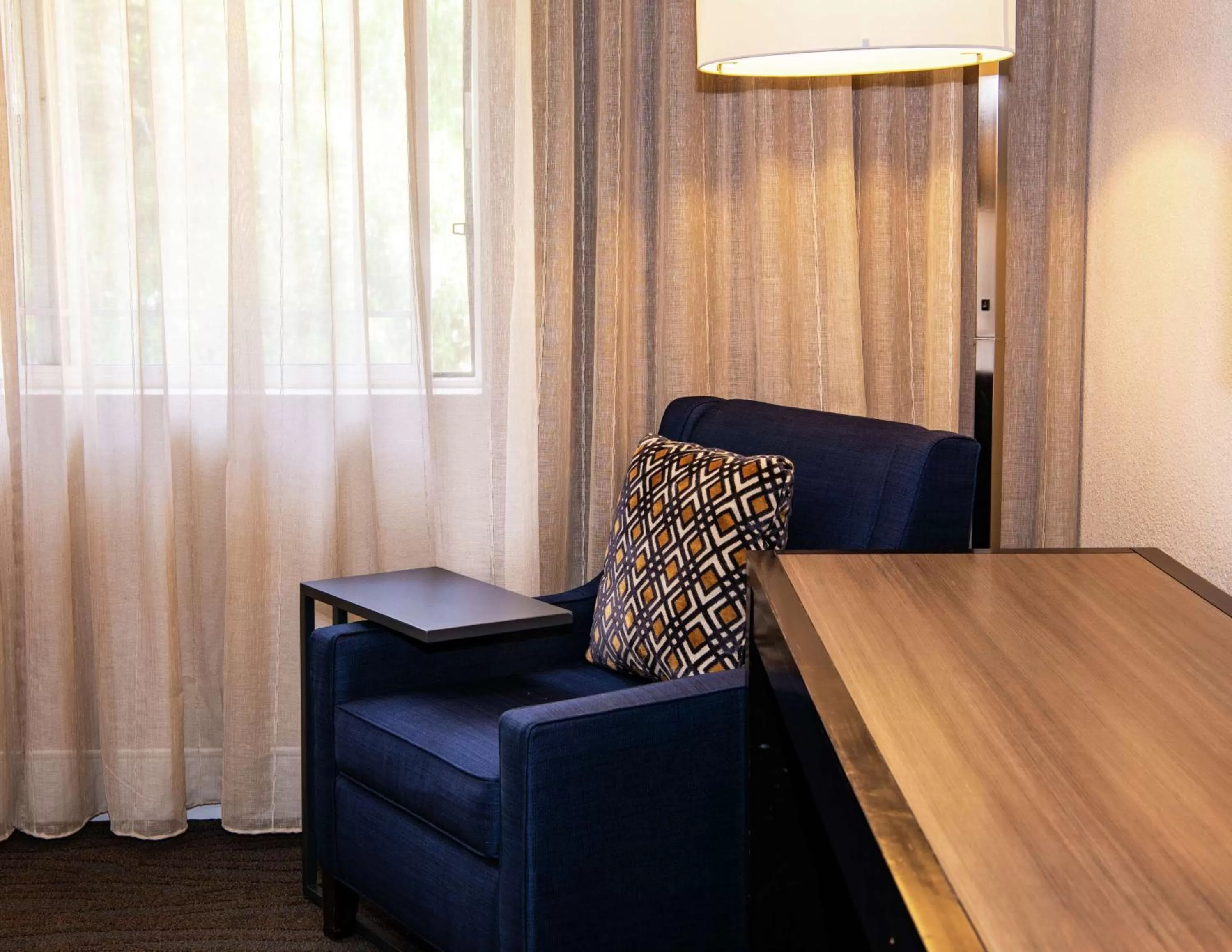 Living room in Hilton Santa Cruz Scotts Valley