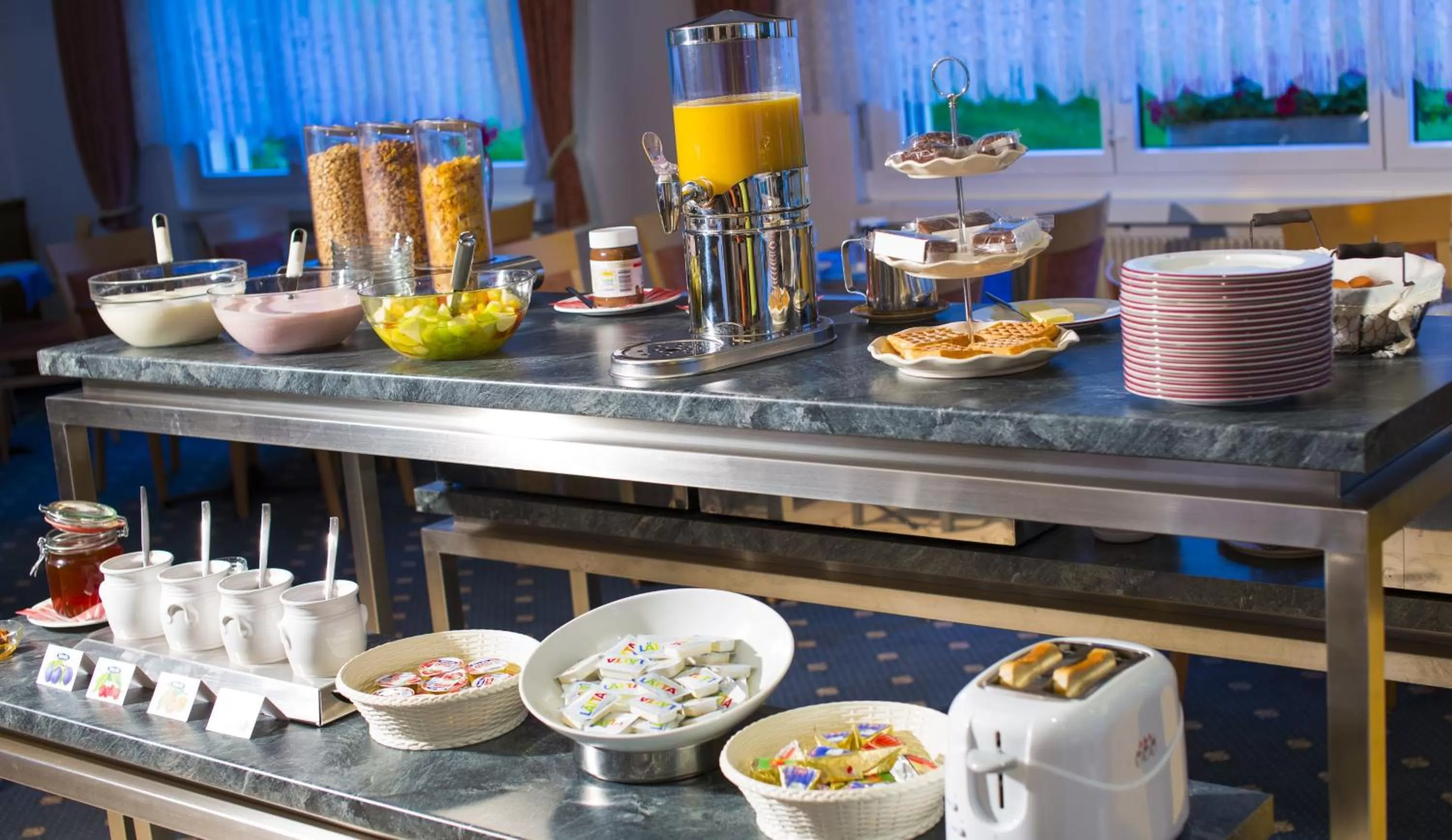 Buffet breakfast in Wellness- und Schneesporthotel Christiania