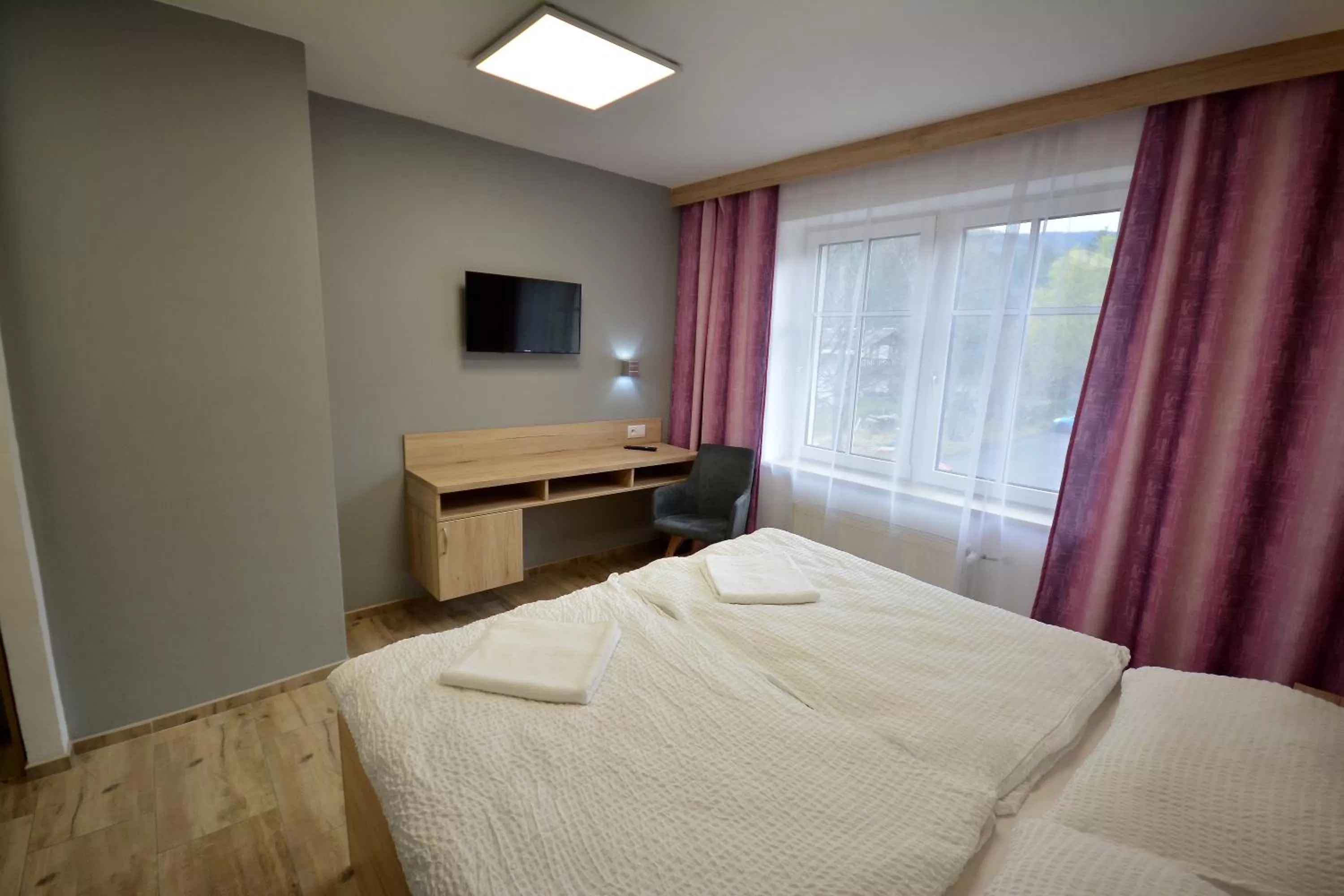 Bed in Hotel U Kociana