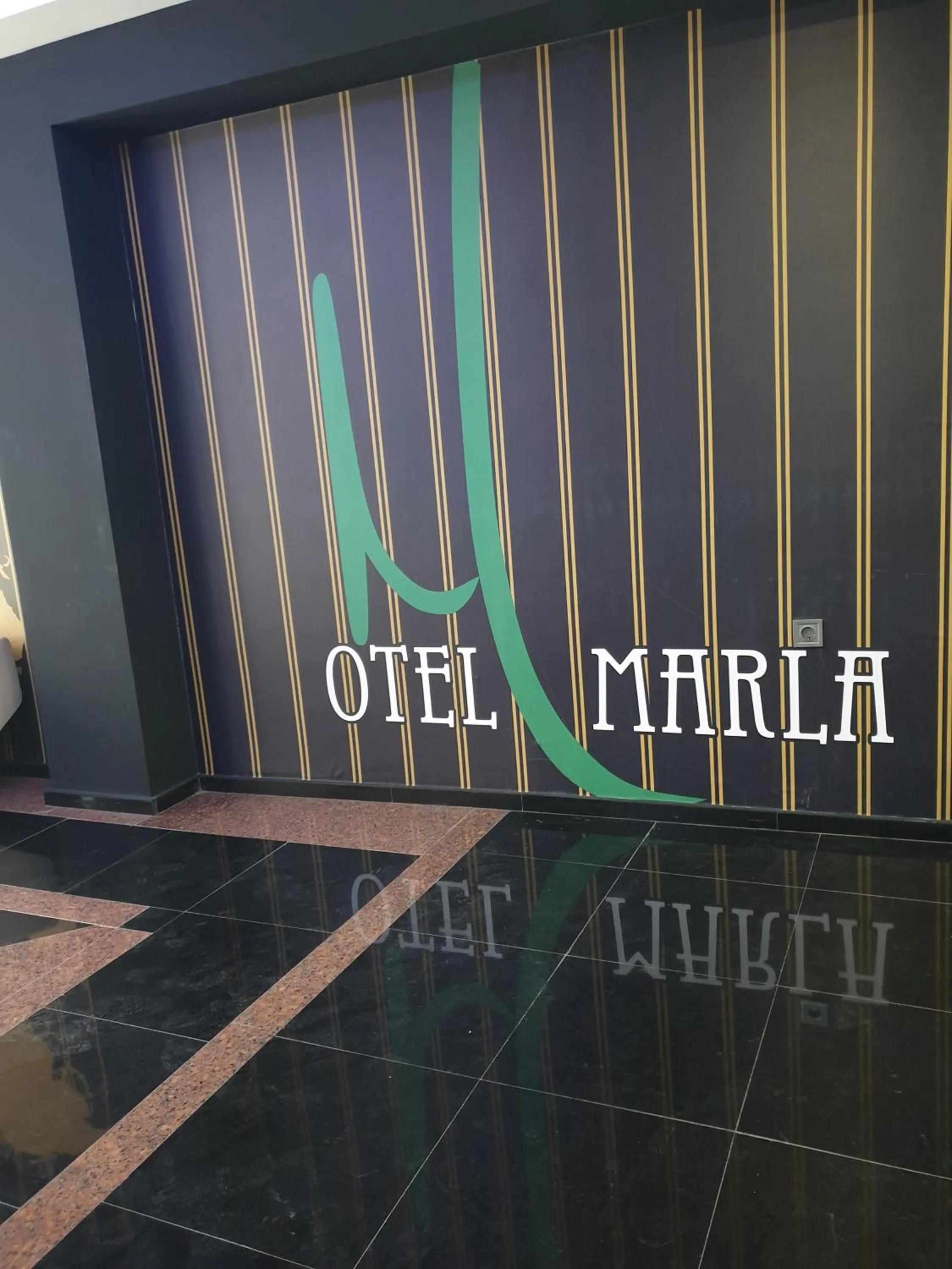 Logo/Certificate/Sign in Hotel Marla