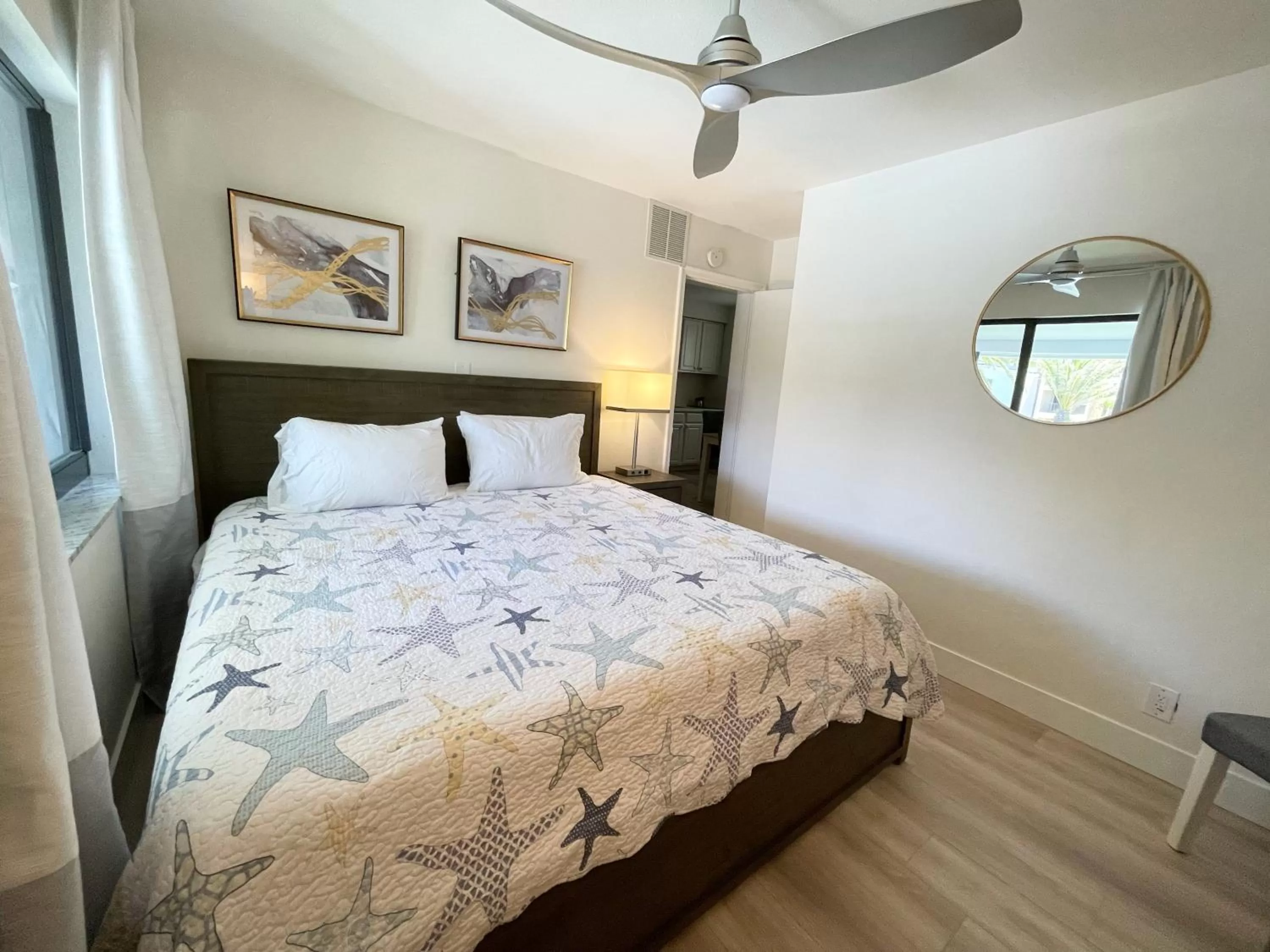 Bed in Tropic Isle Beach Resort