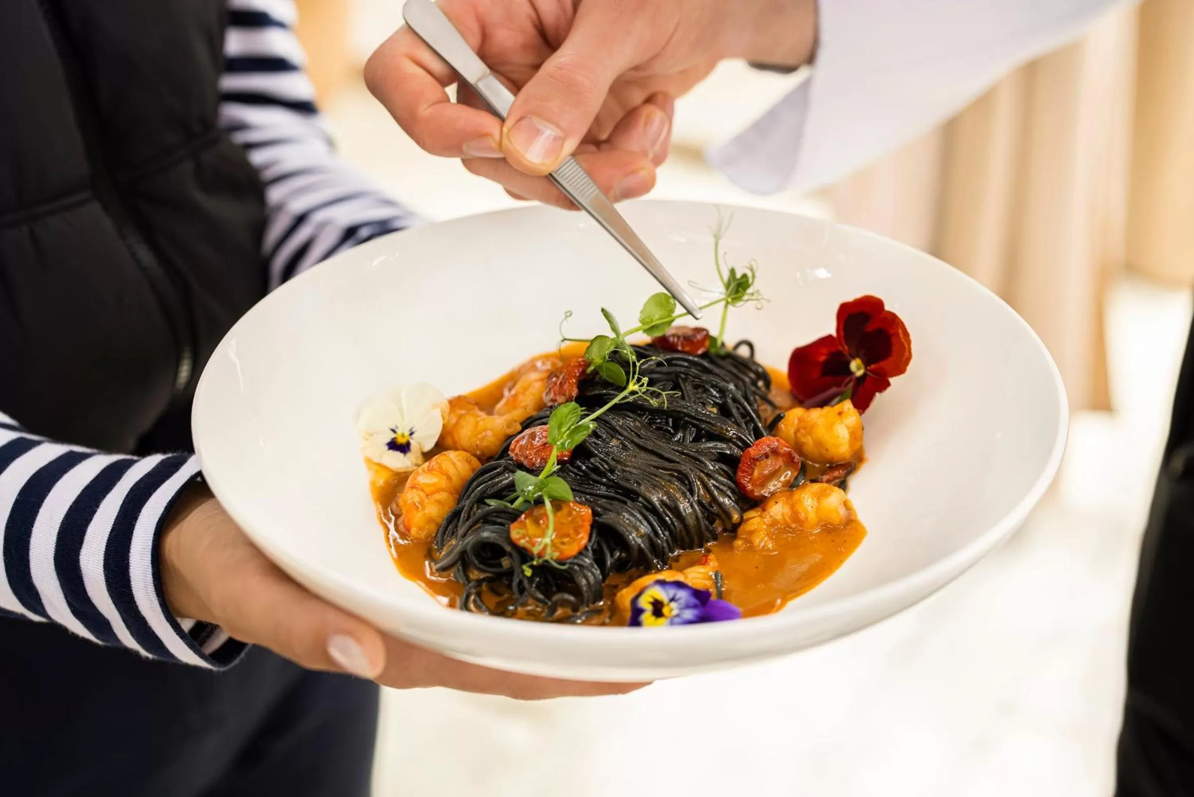 Restaurant/places to eat in Grand Park Hotel Rovinj by Maistra Collection