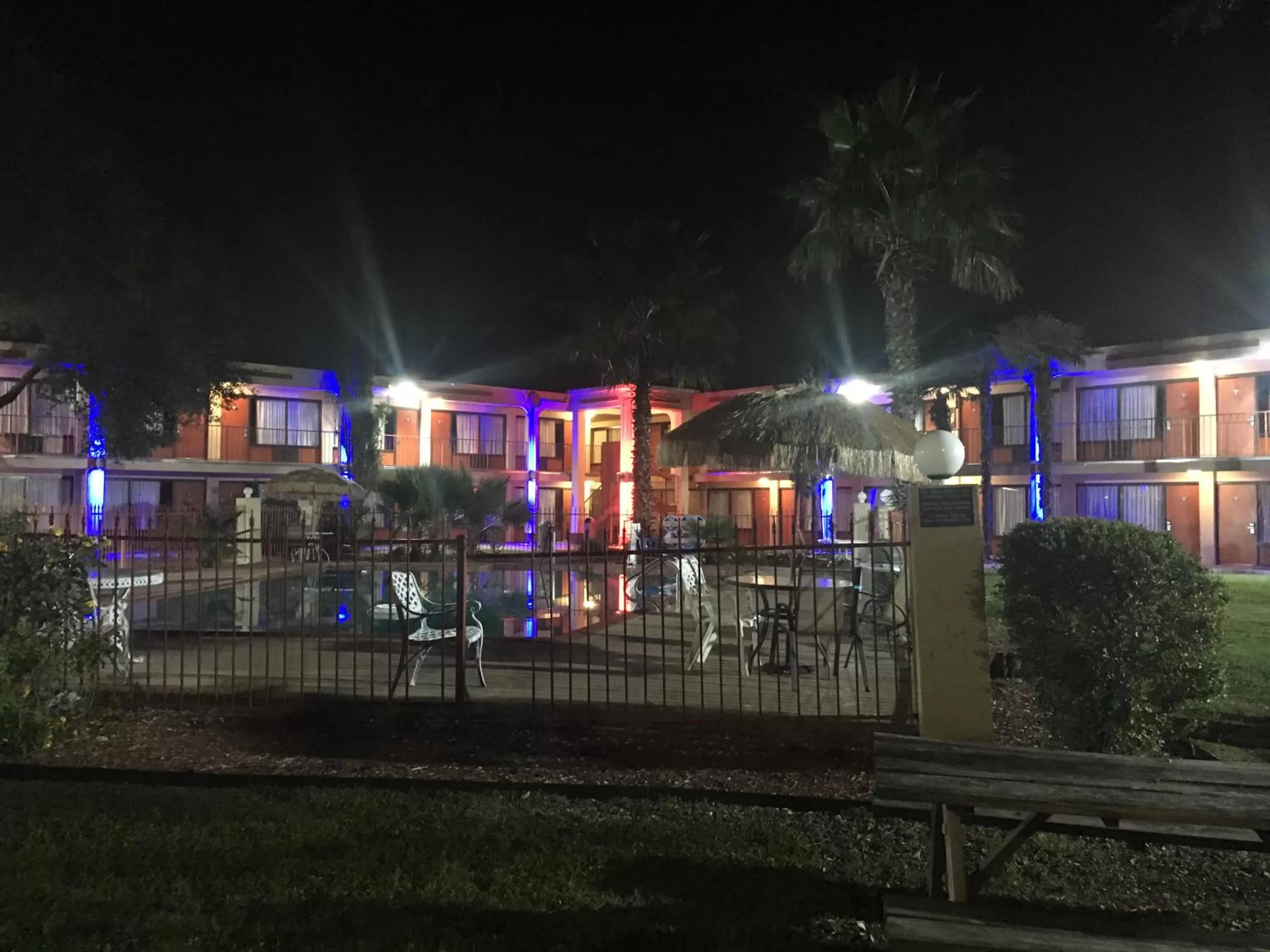 Property building in Knights Inn San Antonio near Frost Bank Center