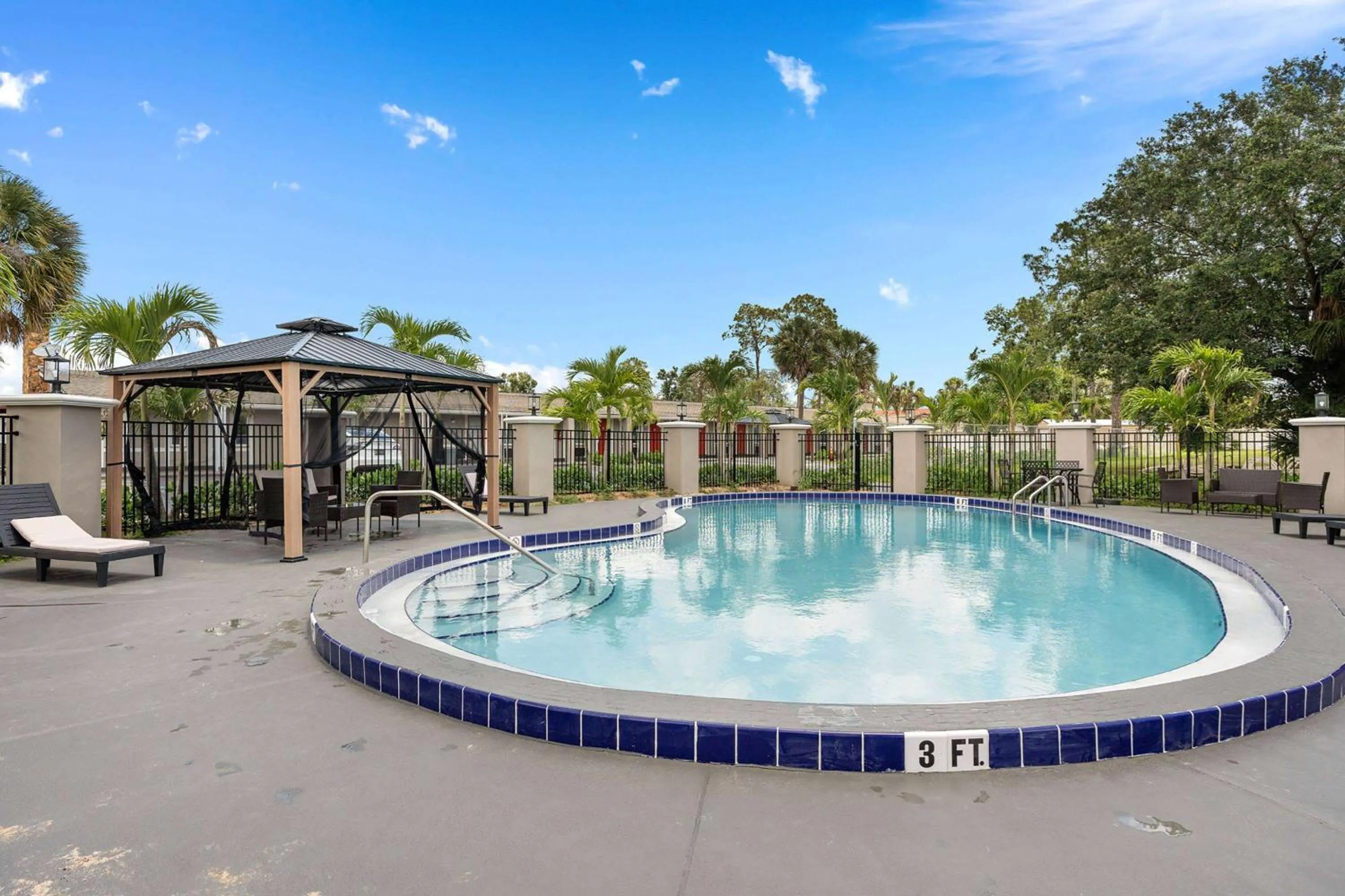Pool view in Super 8 by Wyndham Kissimmee-Orlando