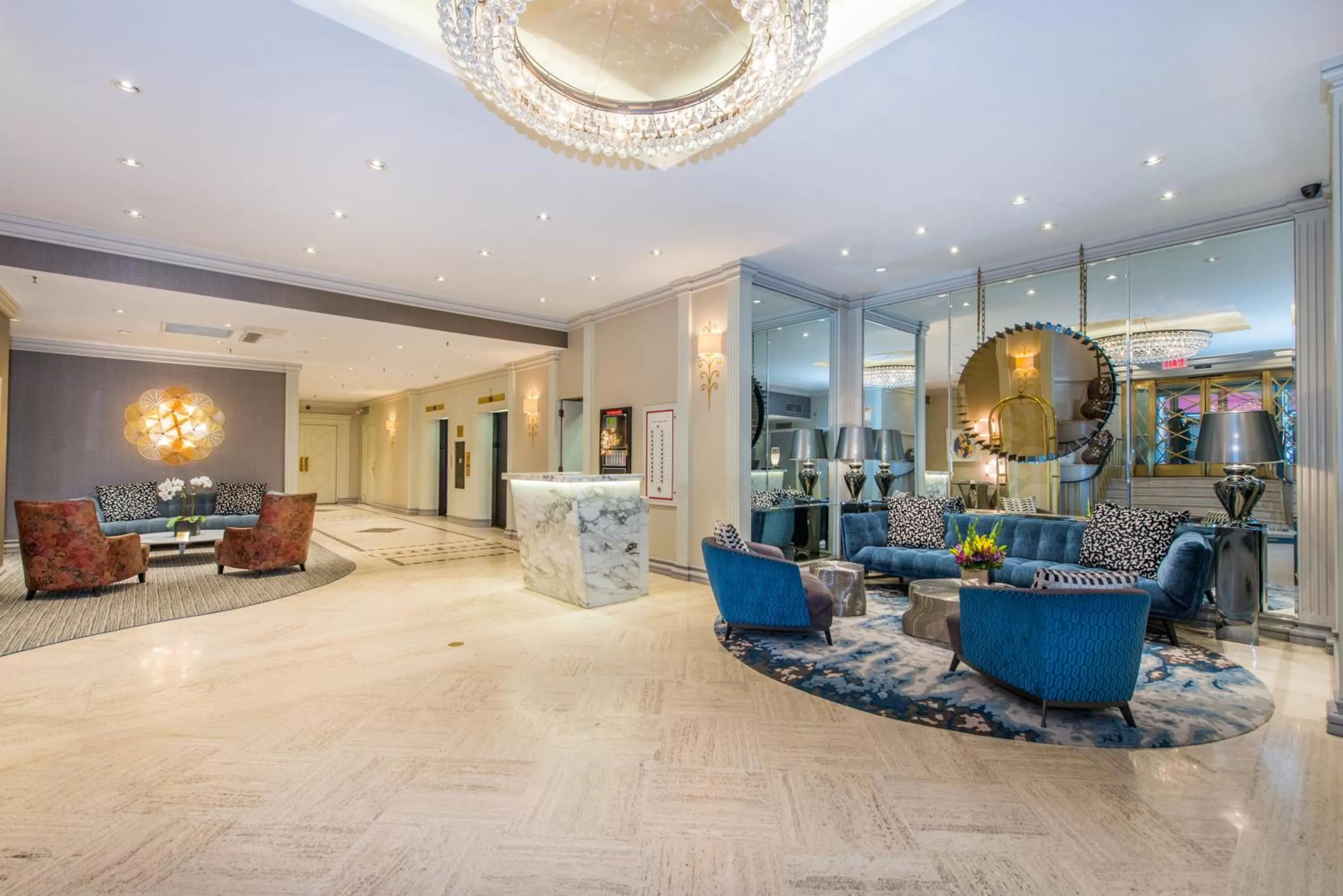 Lobby or reception in Lombardy Hotel