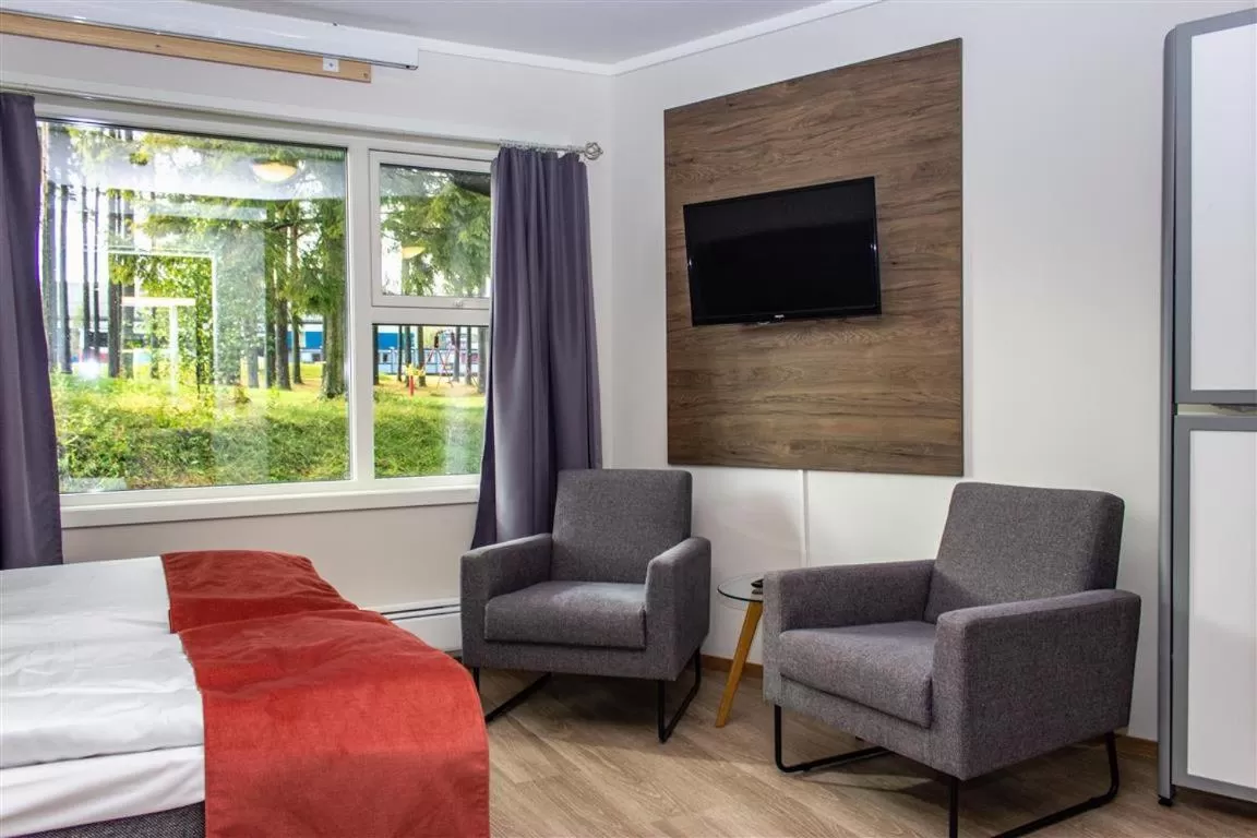 Photo of the whole room, Bed in Hotell Fritidsparken