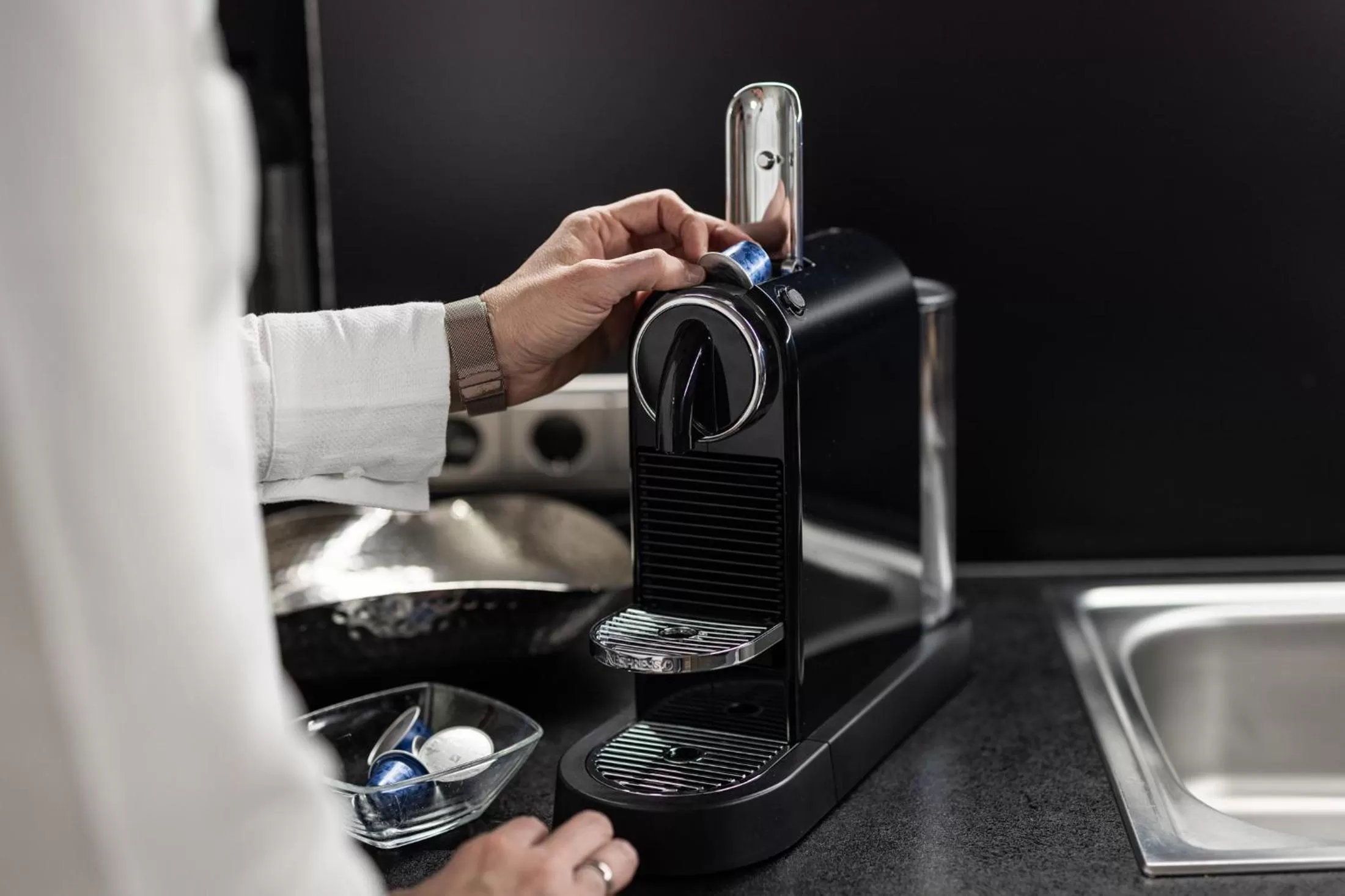 Coffee/tea facilities in Apart Relax