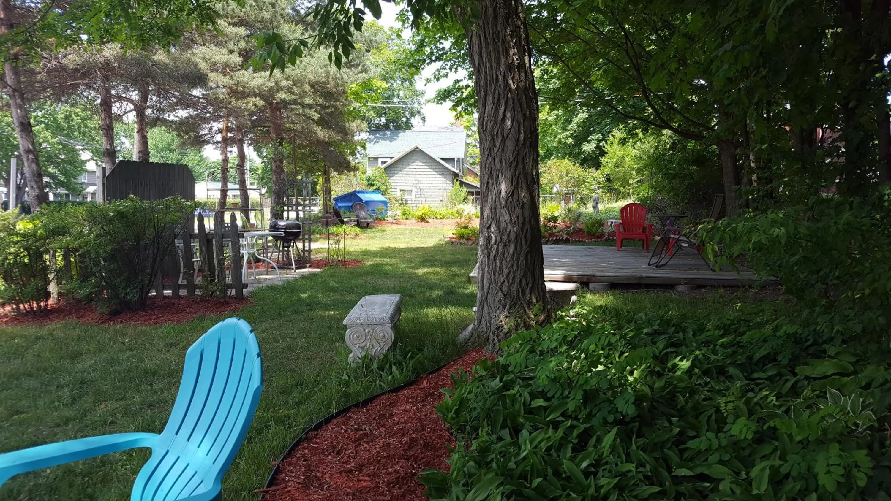 Garden in The Fresh Coast Inn at Ludington