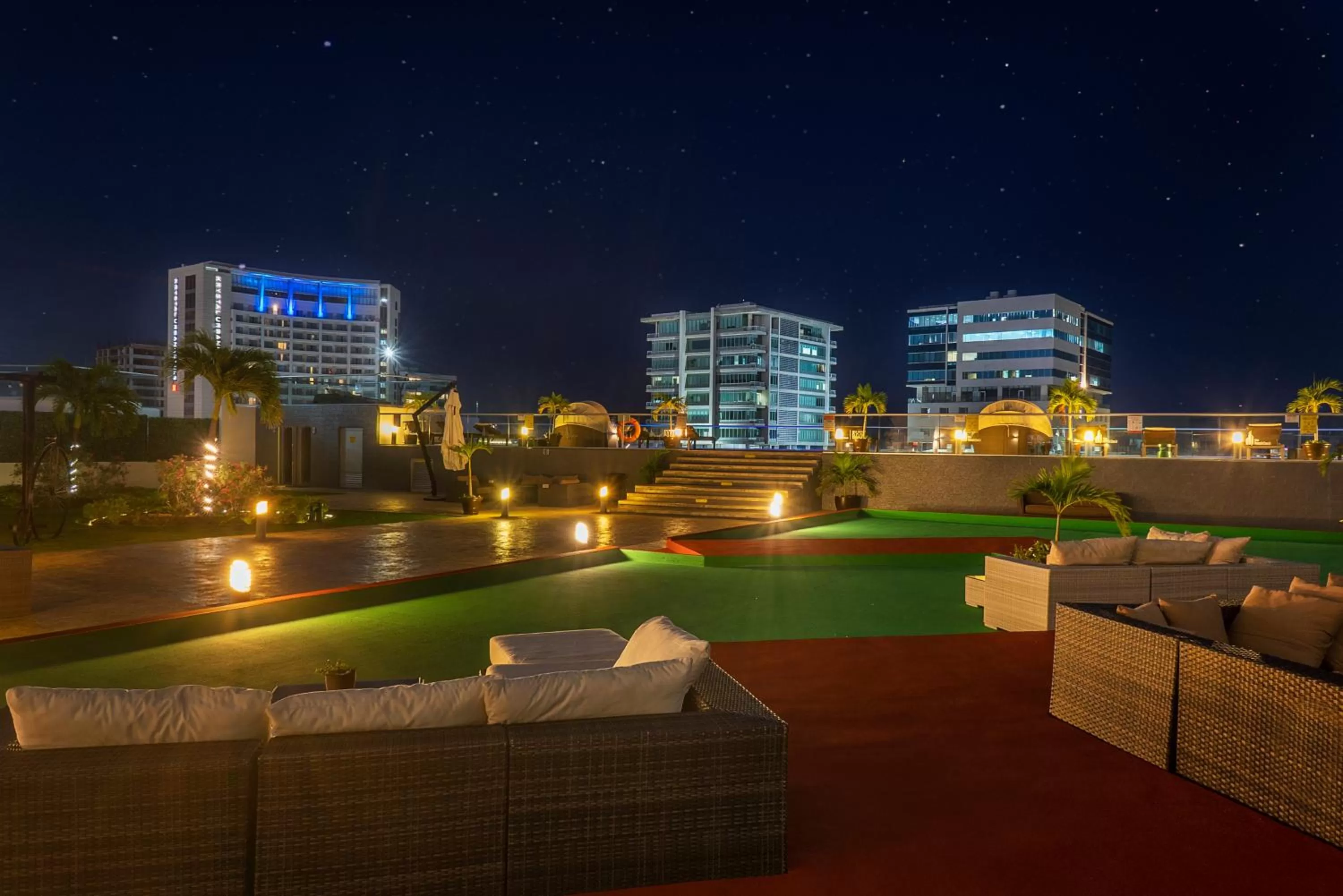 Patio in Suites Malecon Cancun