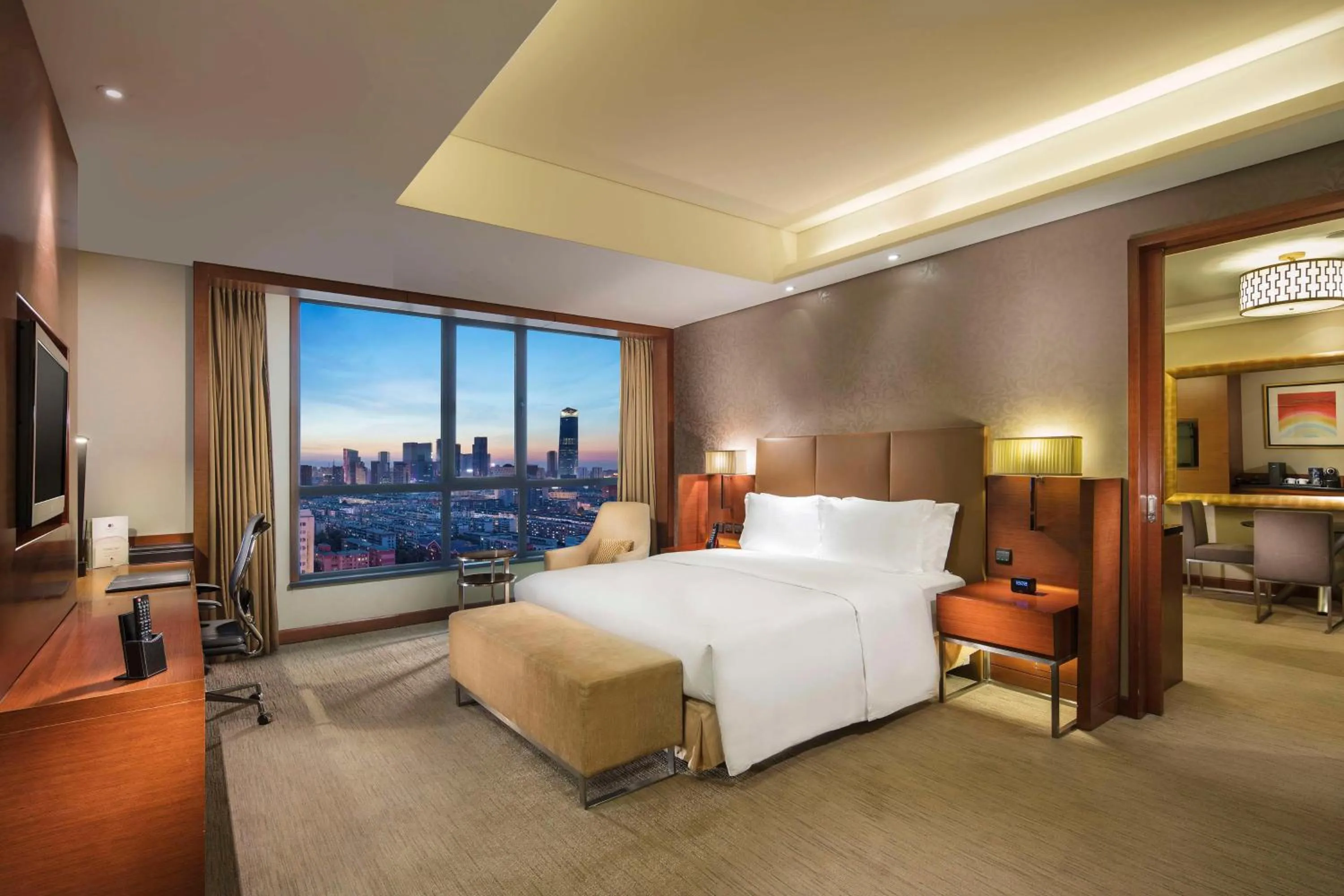Bed in DoubleTree by Hilton Shenyang