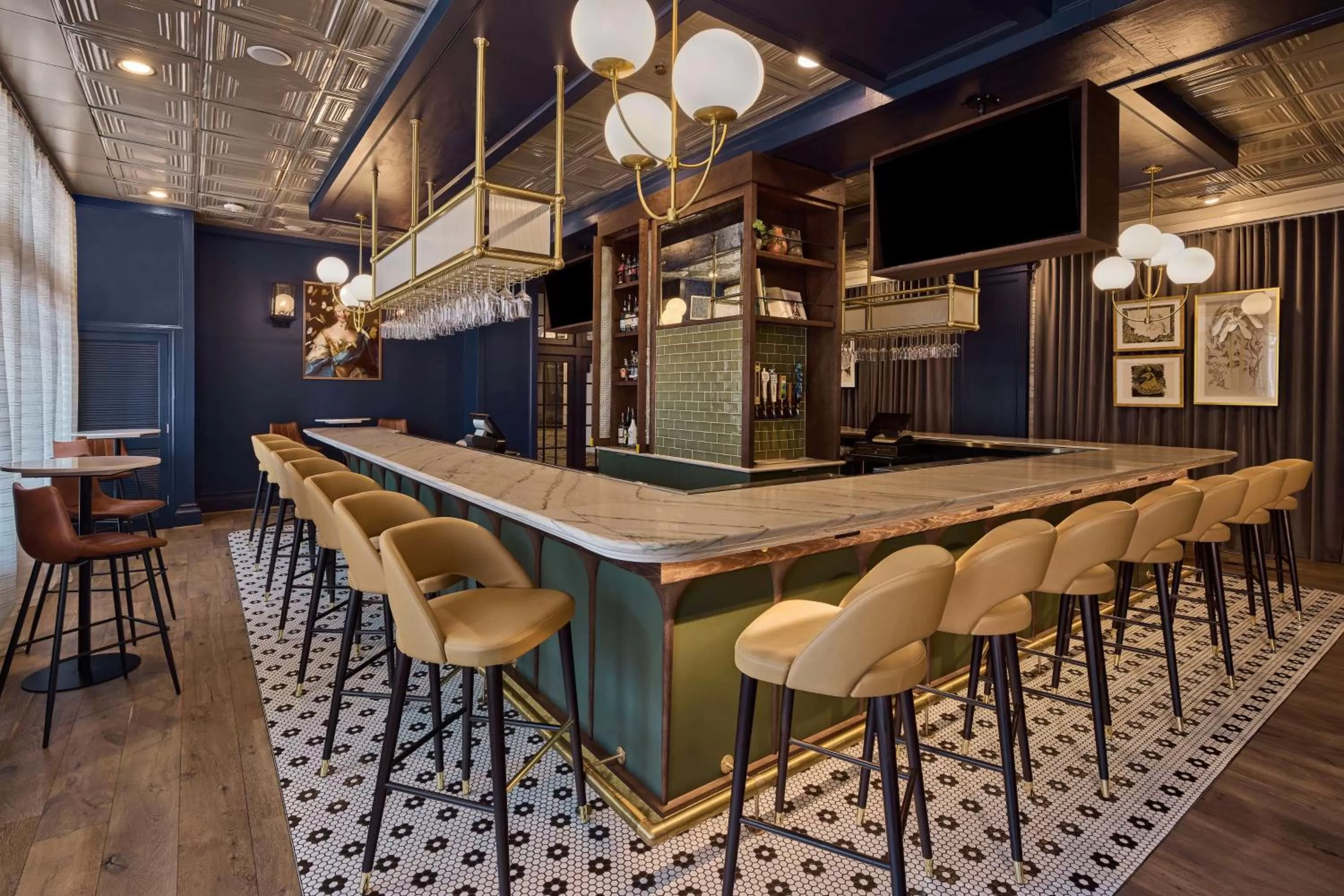 Lounge or bar in The Partridge Inn Augusta, Curio Collection by Hilton