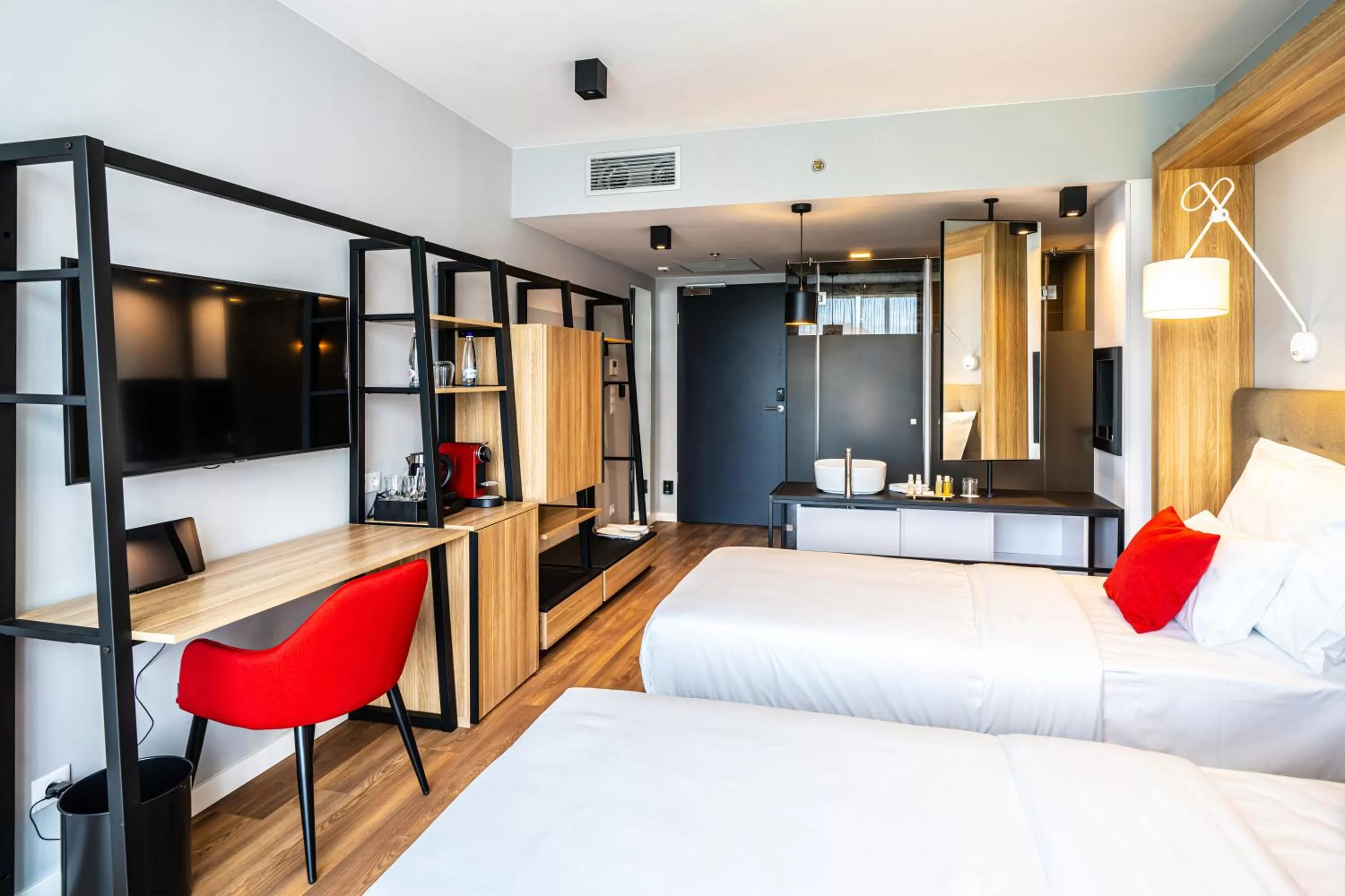 Bedroom, Bed in Up Hotel Budapest