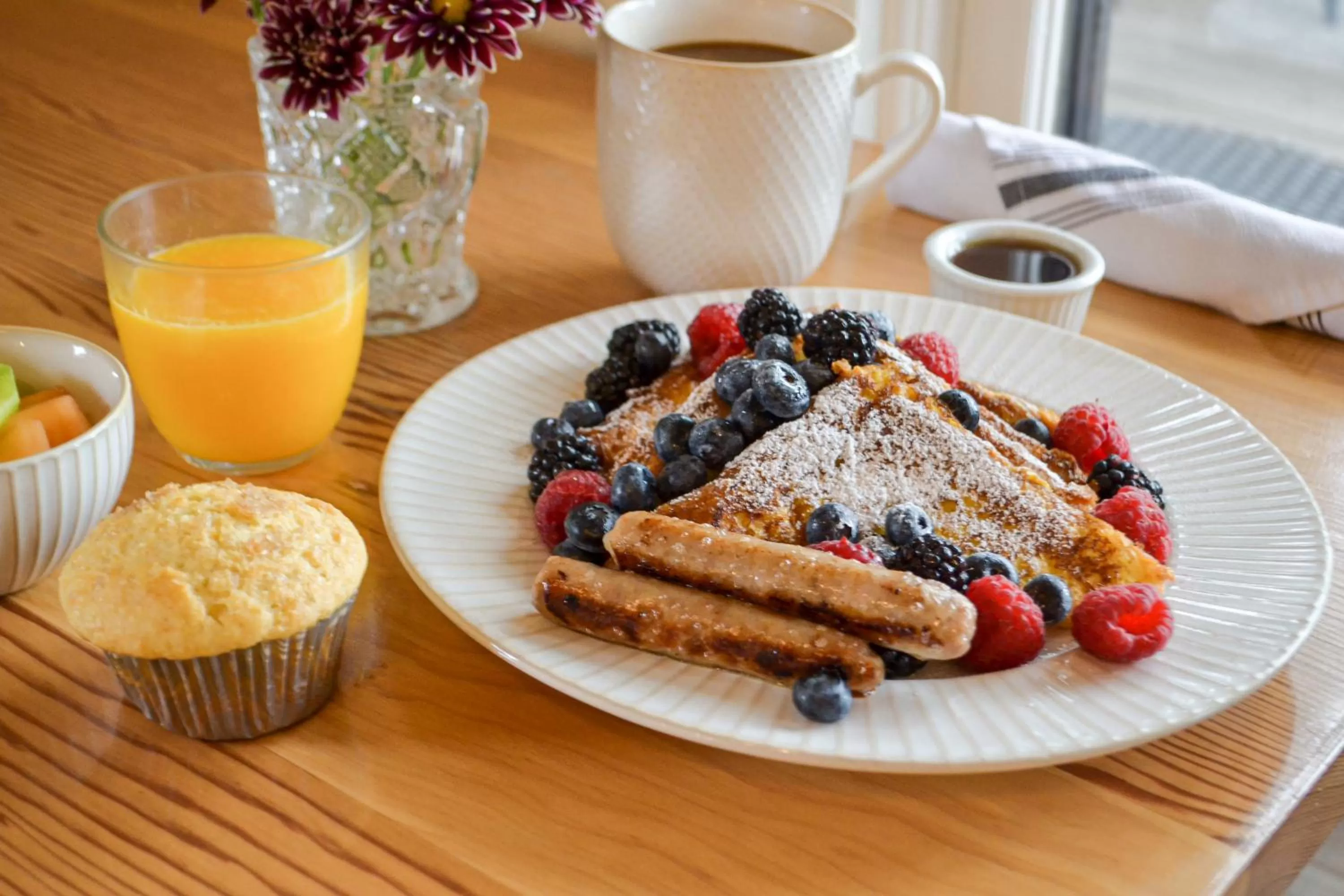 Breakfast in The Grape Leaf Inn