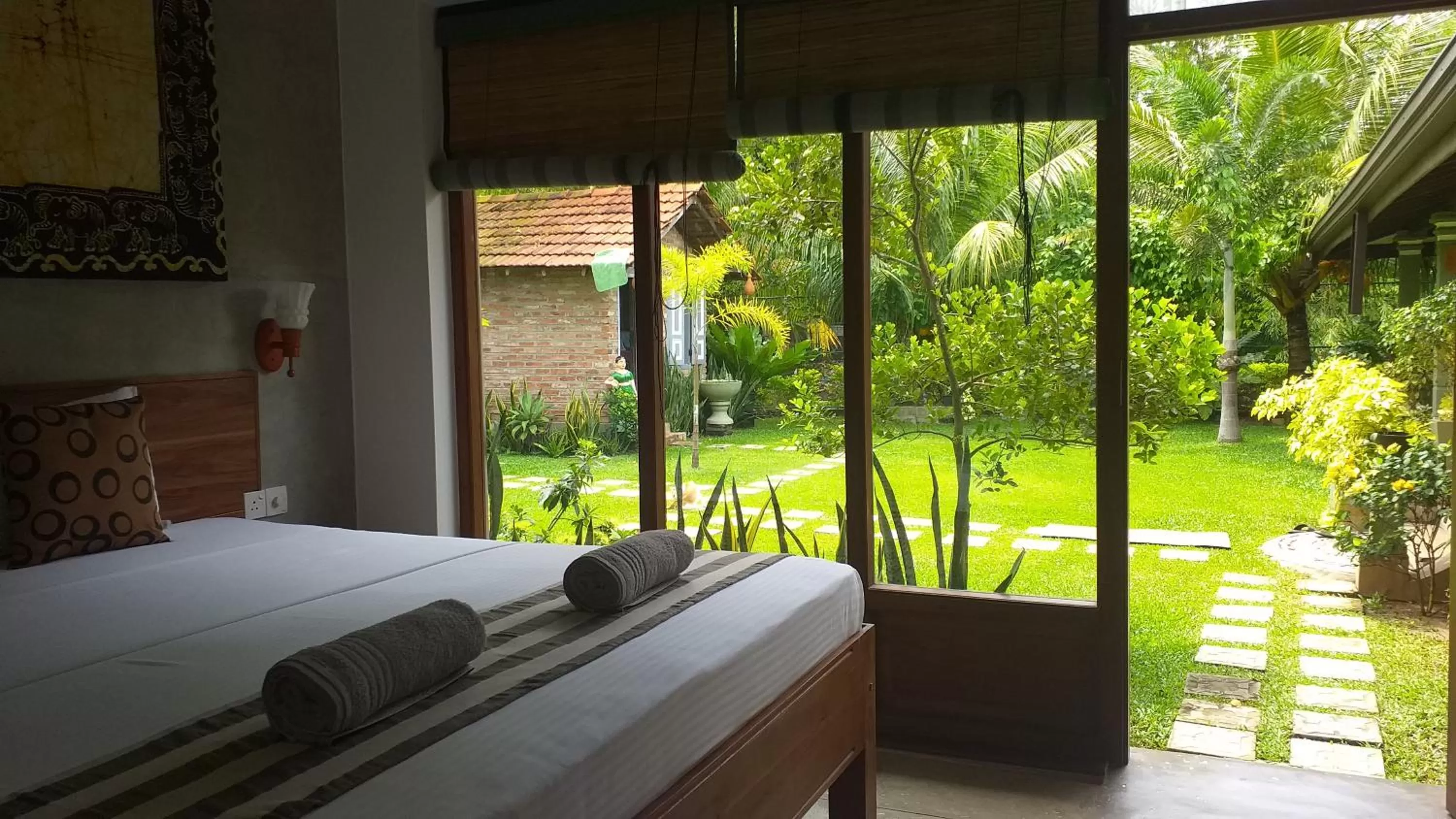 Garden view in Green Wood Villa Negombo