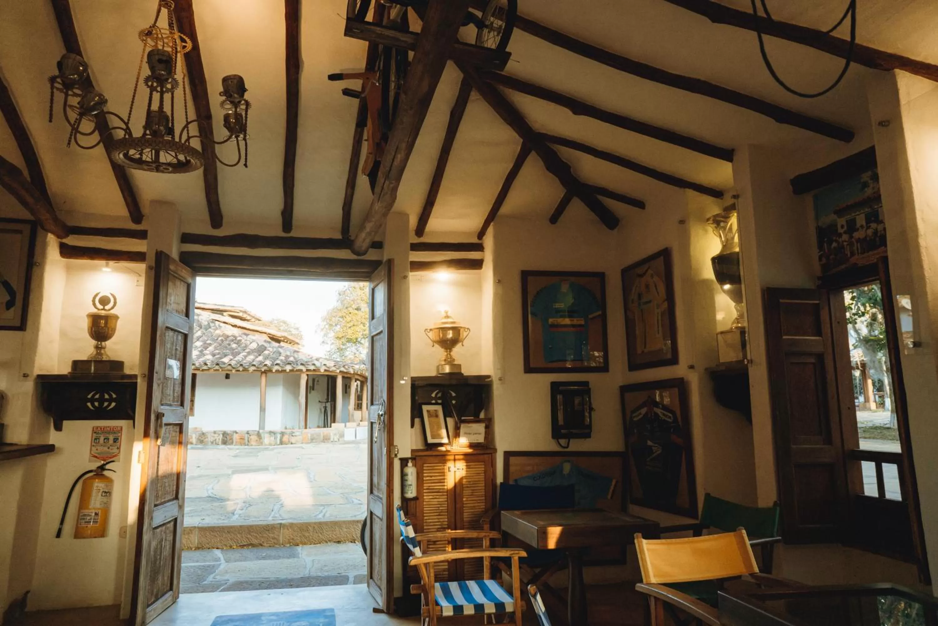 Coffee/tea facilities in Hotel Buenosaires Barichara