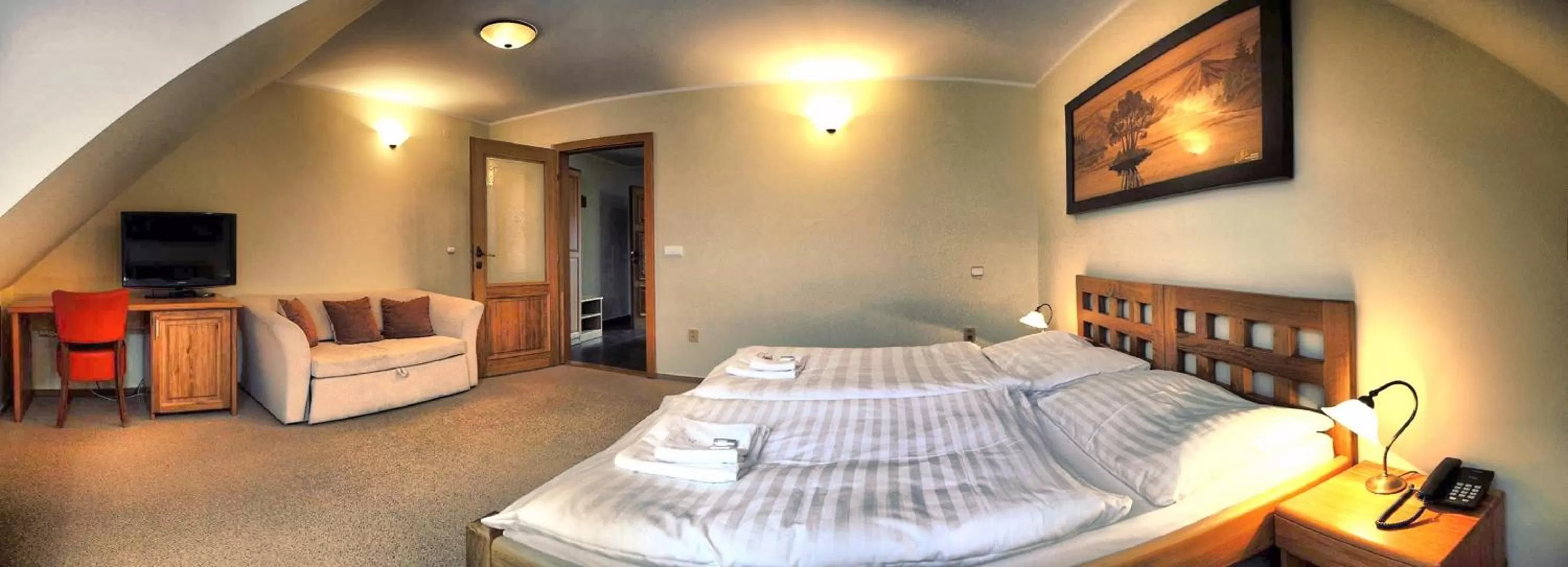 Photo of the whole room in Hotel Farma Vysoká