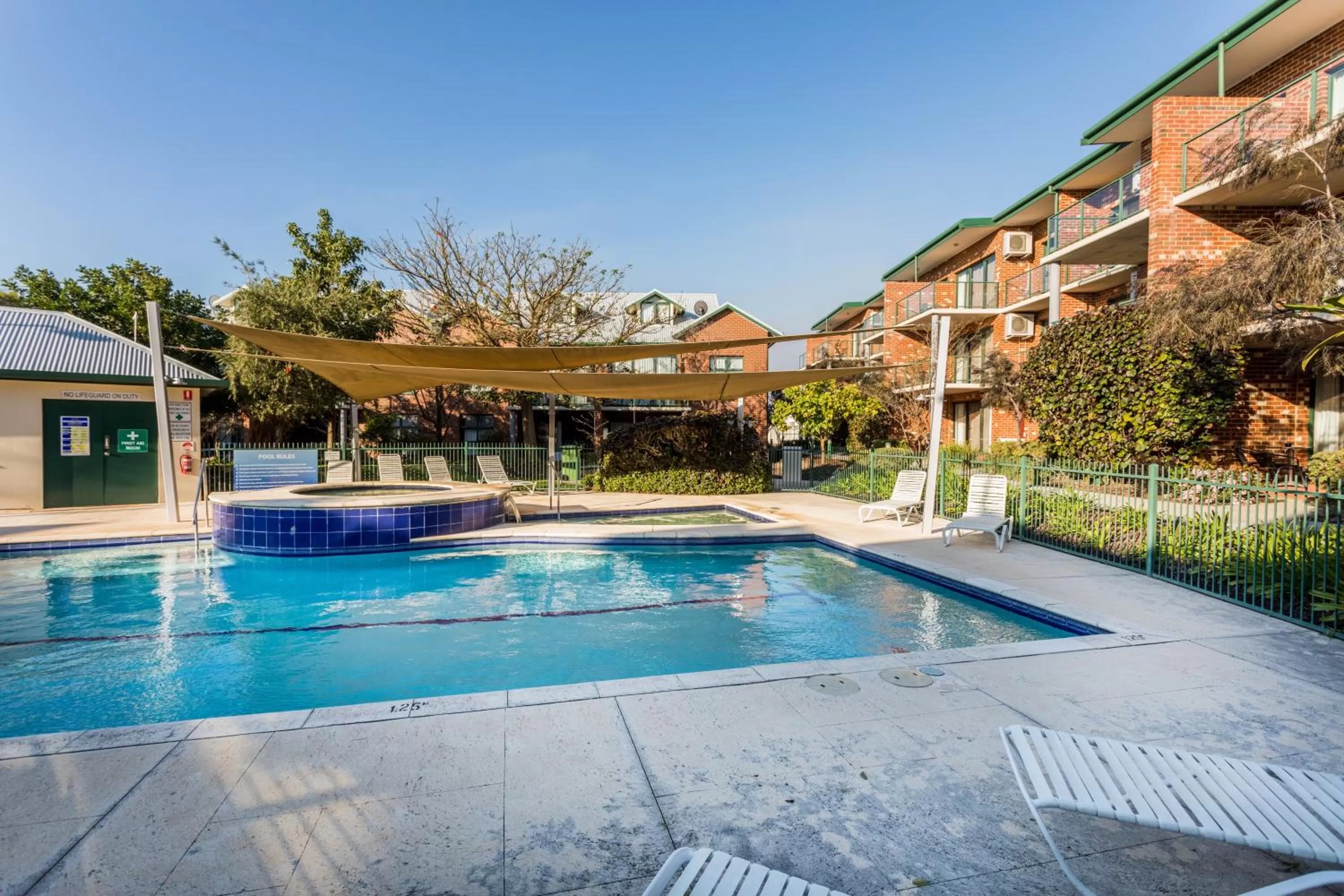 Swimming pool in Perth Ascot Central Apartment Hotel Official