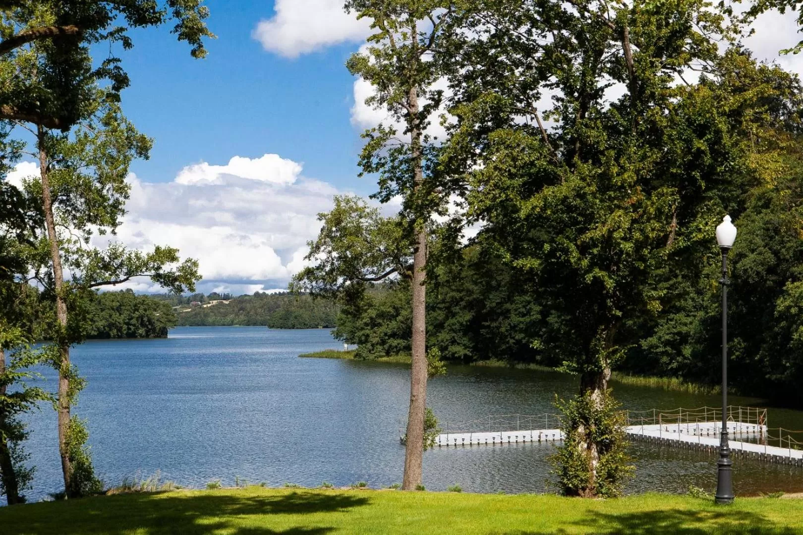 Natural landscape in Leśny Dwór