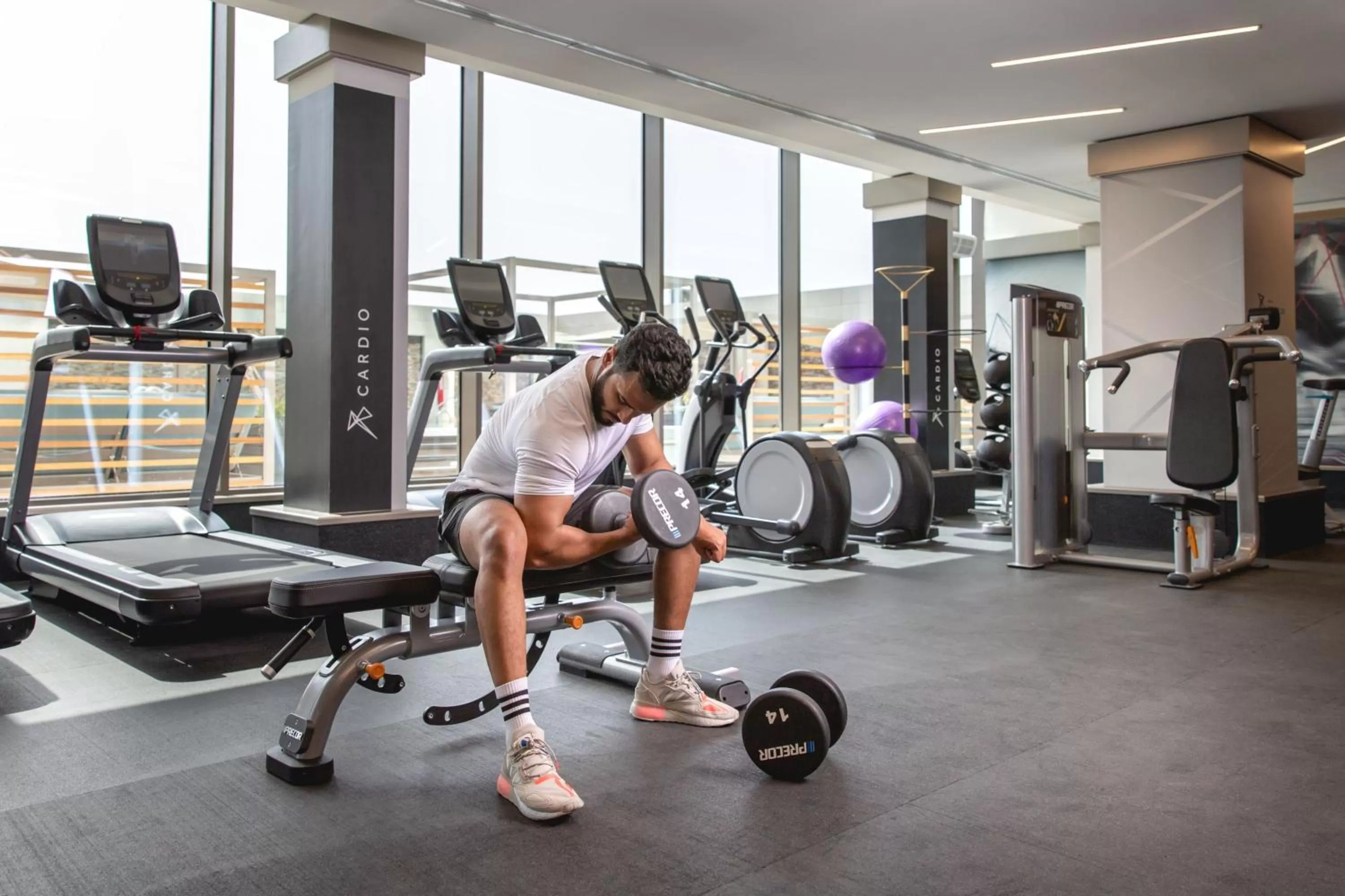 Fitness centre/facilities in Jeddah Marriott Hotel Madinah Road