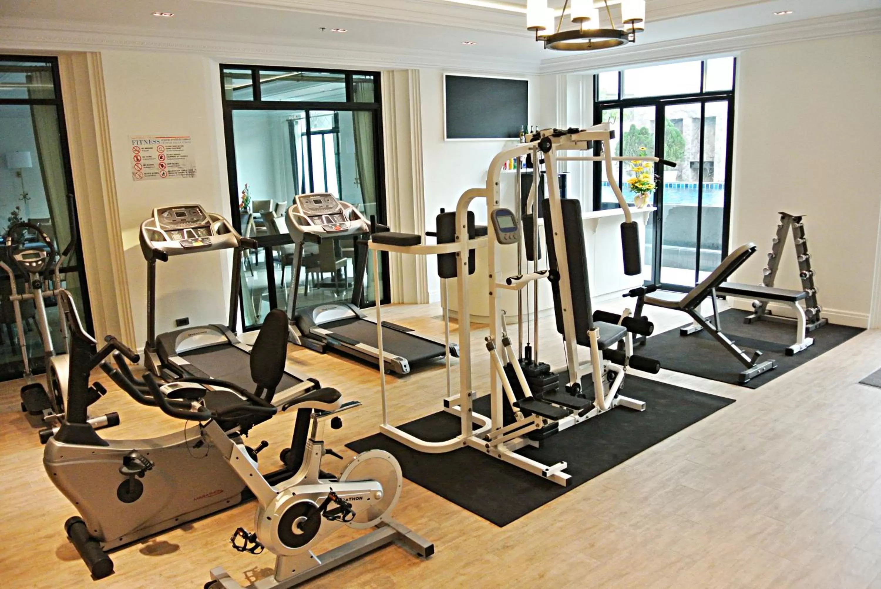 Fitness centre/facilities in SN Plus Hotel - SHA Plus