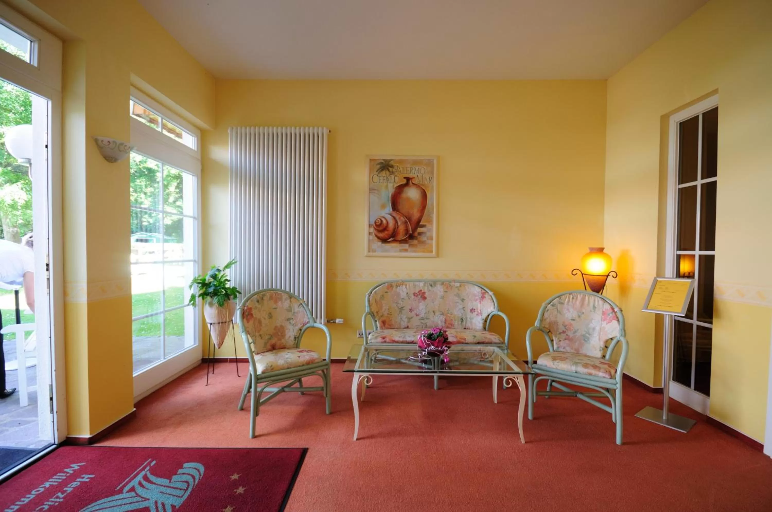 Lobby or reception in Parkhotel Klüschenberg