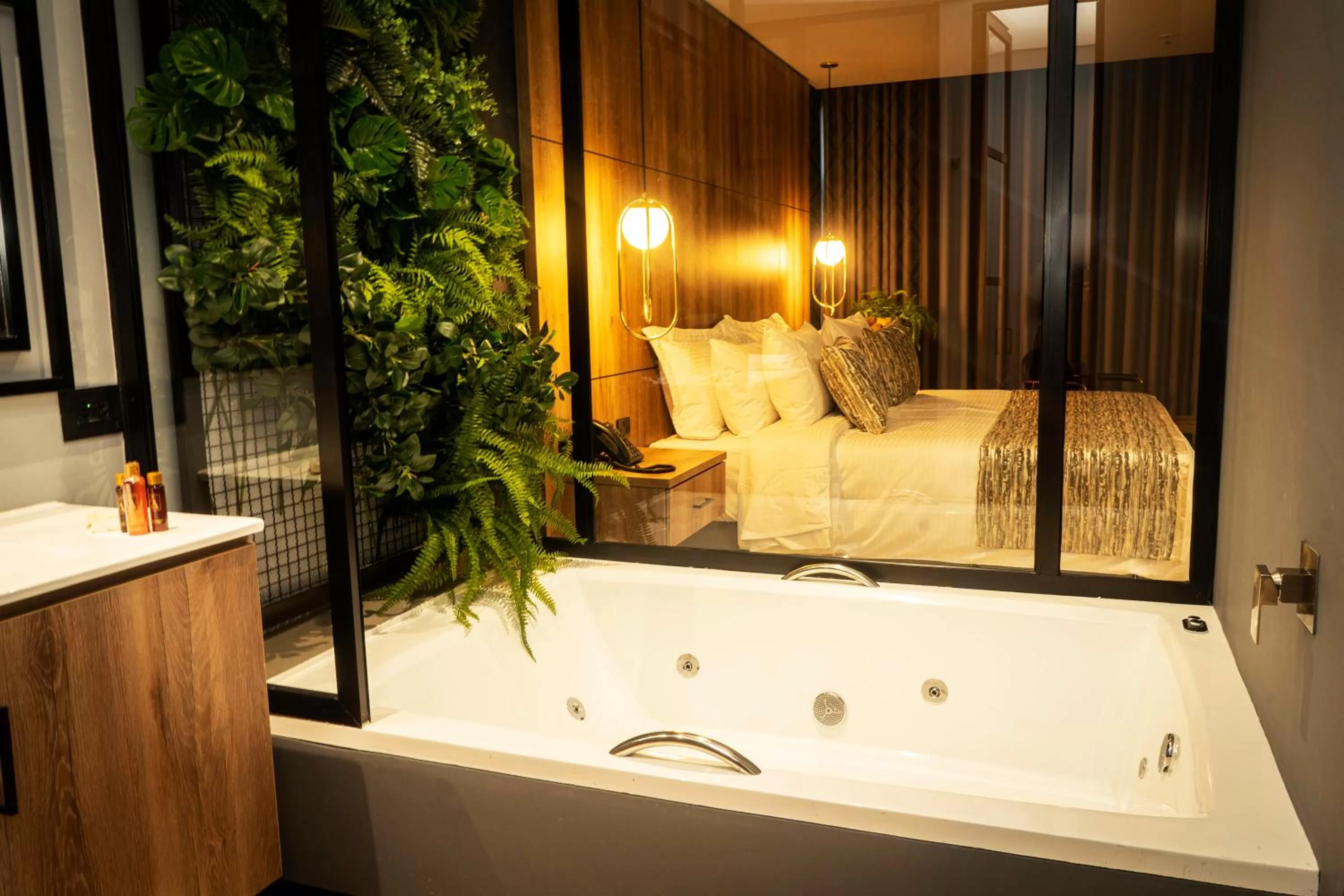 Bathroom, Bed in Cavalta by Bernalo Hotels