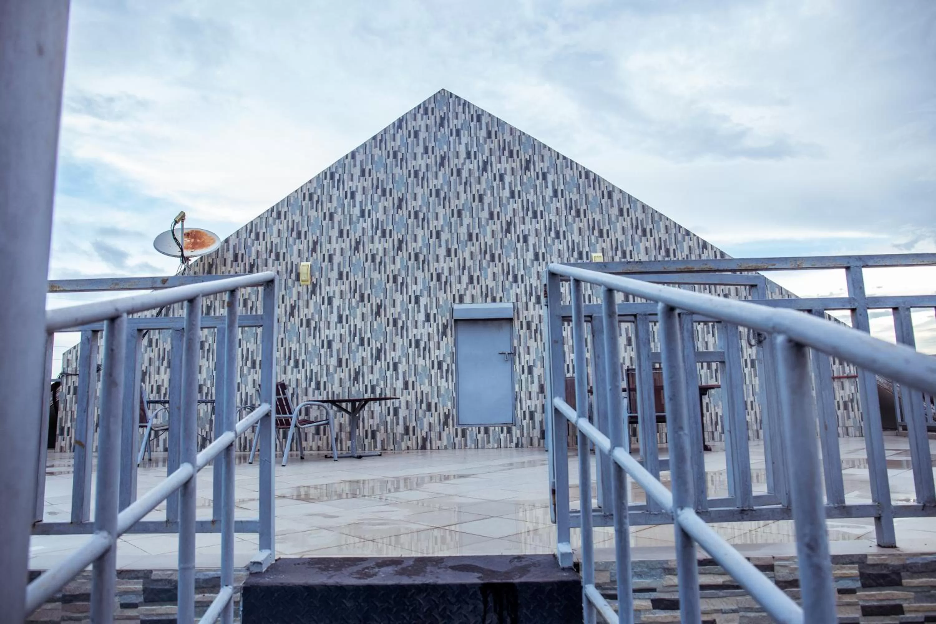 Patio, Property Building in Triniti Airport Hotel