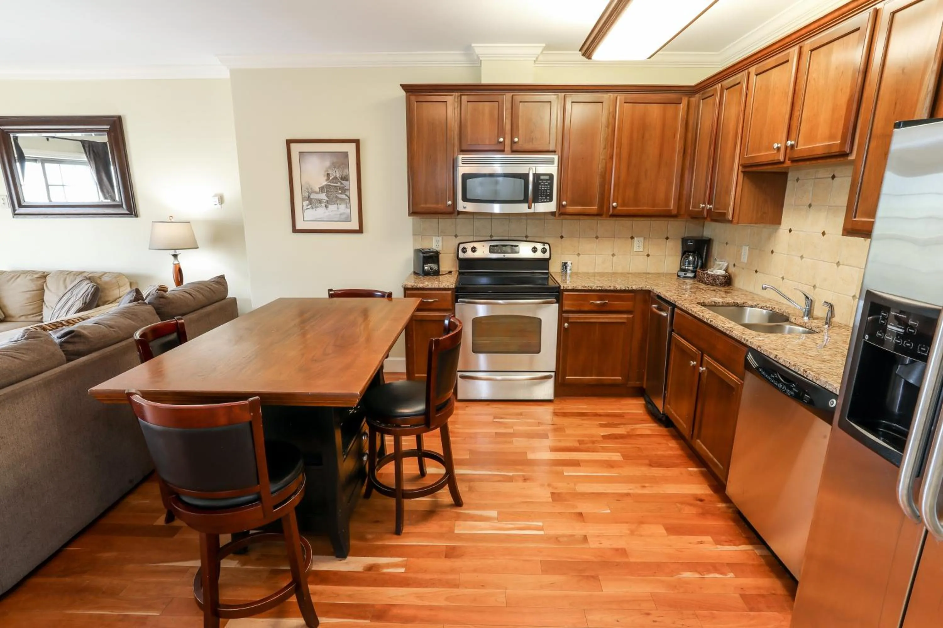 Kitchen or kitchenette in Kaatskill Mountain Club and Condos by Hunter Mountain
