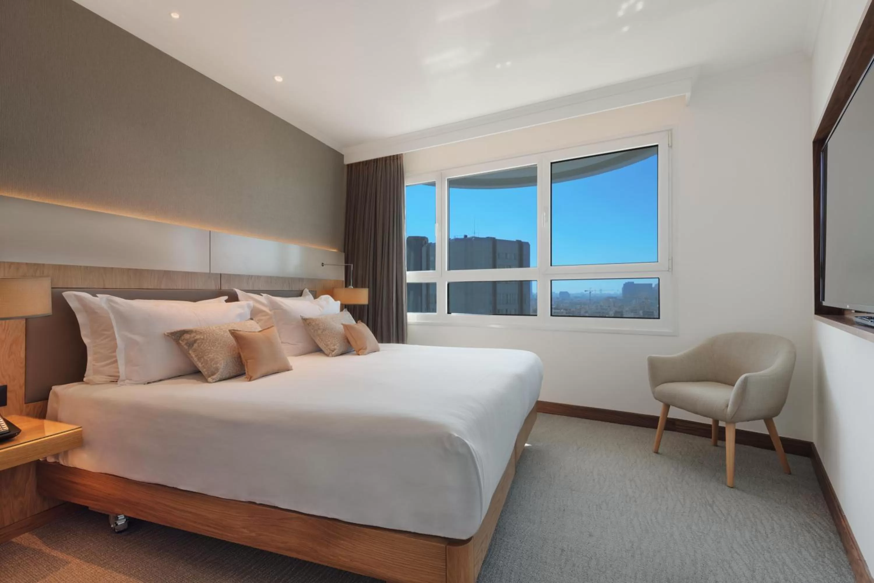 Bed in Sea Tower by Isrotel Design