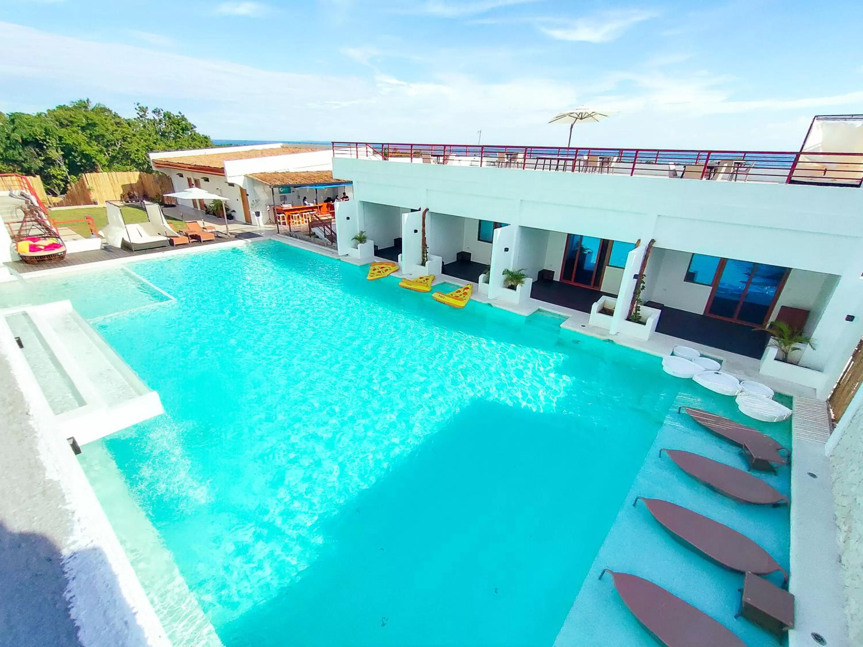 Pool view in Bohol Coastal View Hotel