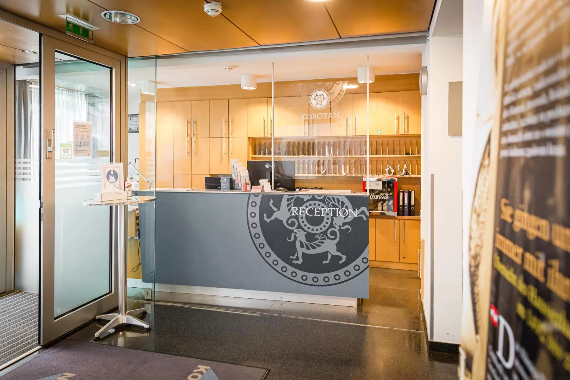 Lobby or reception in Hotel Korotan