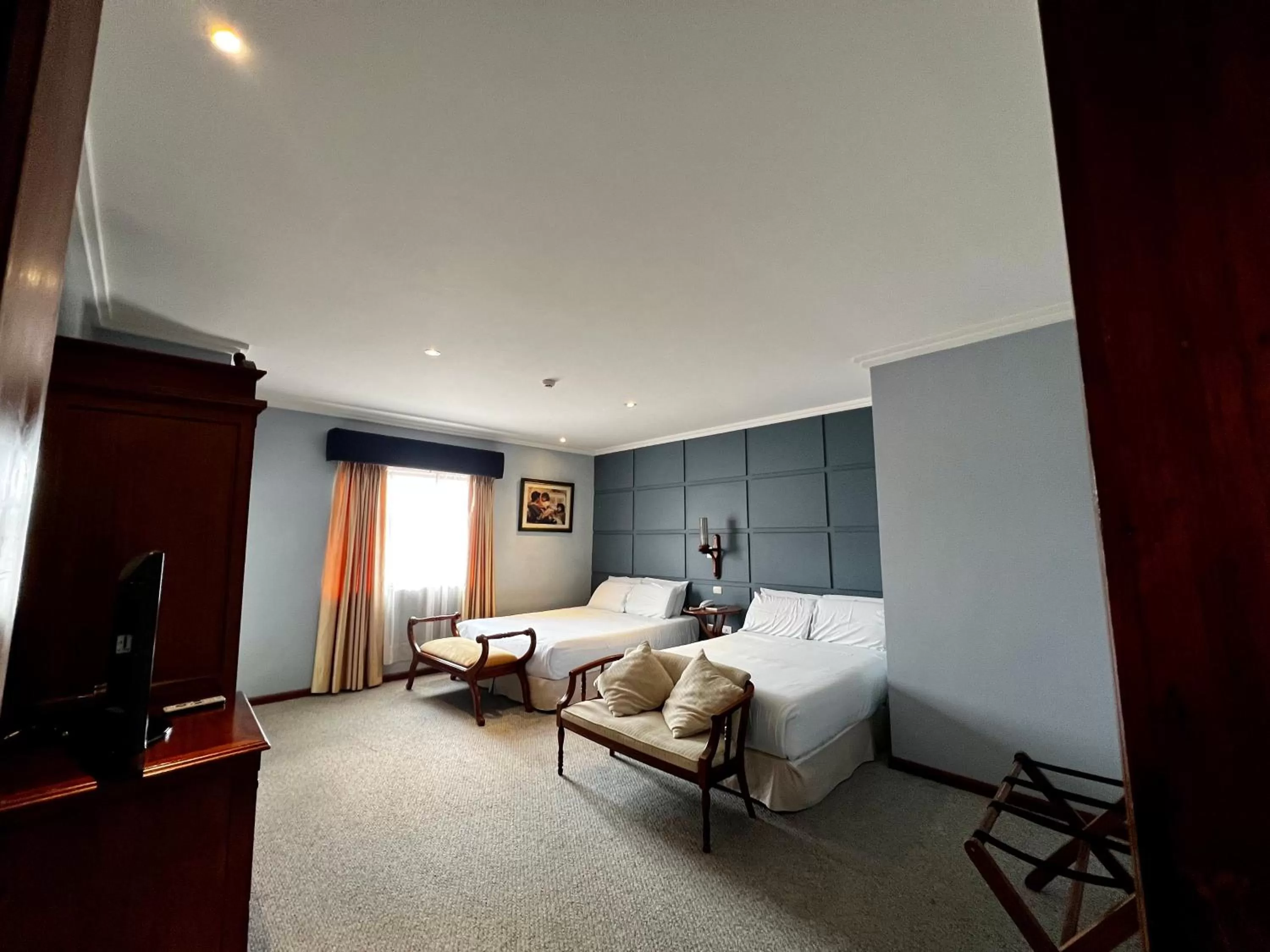 Bed in Hotel Carvallo