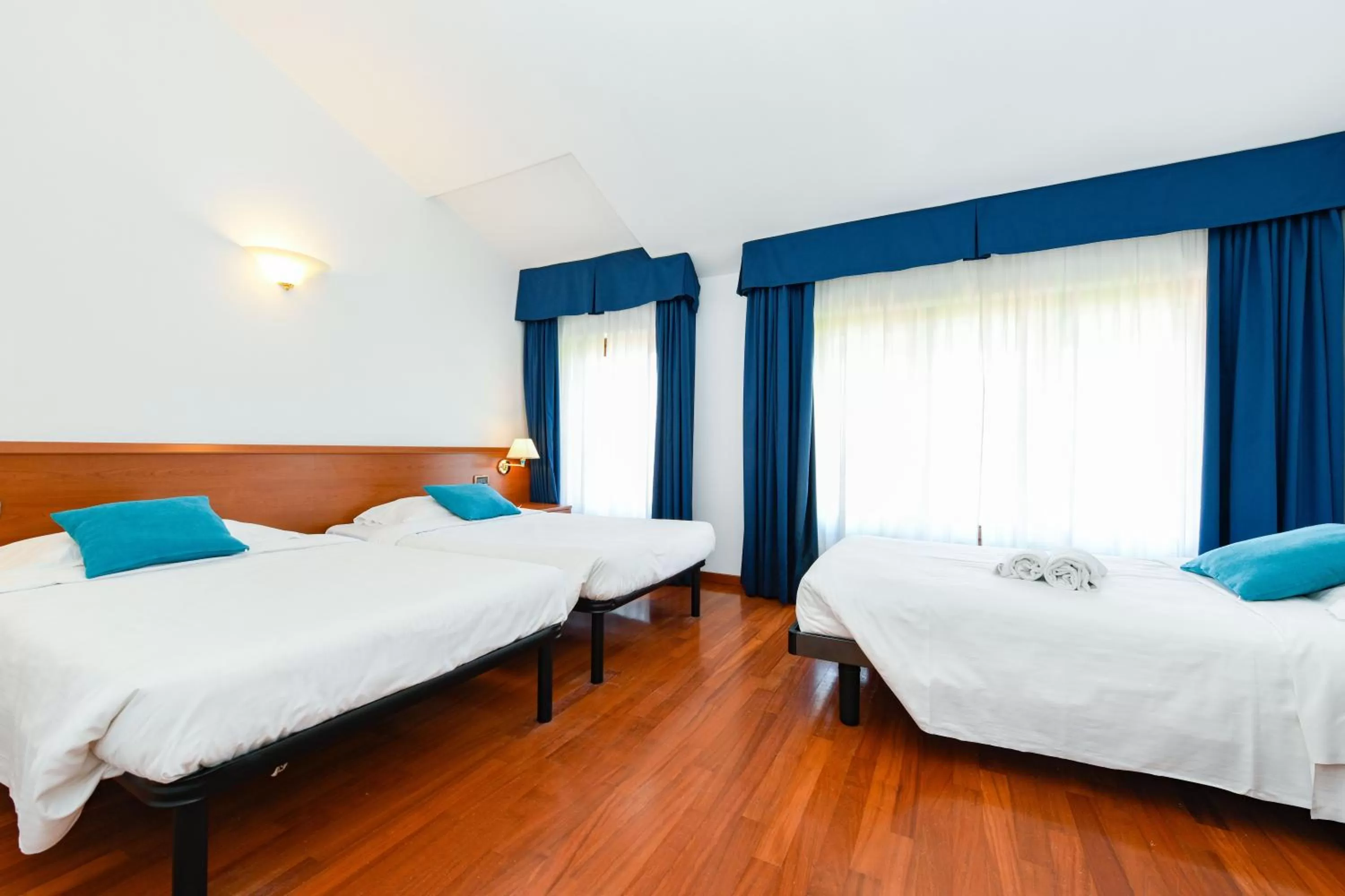 Bed in Hotel New Genziana