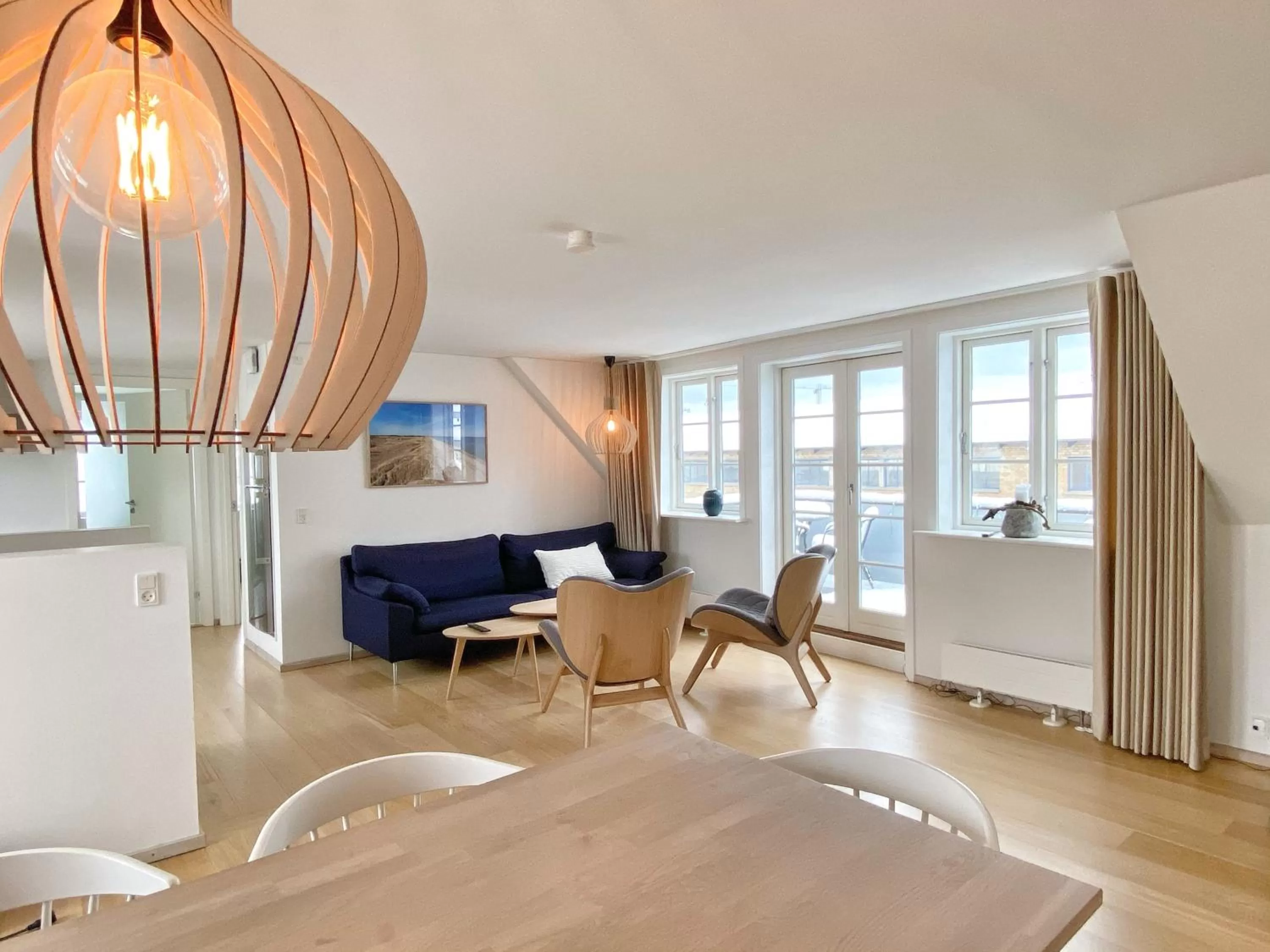Living room in Skagen Harbour Hotel