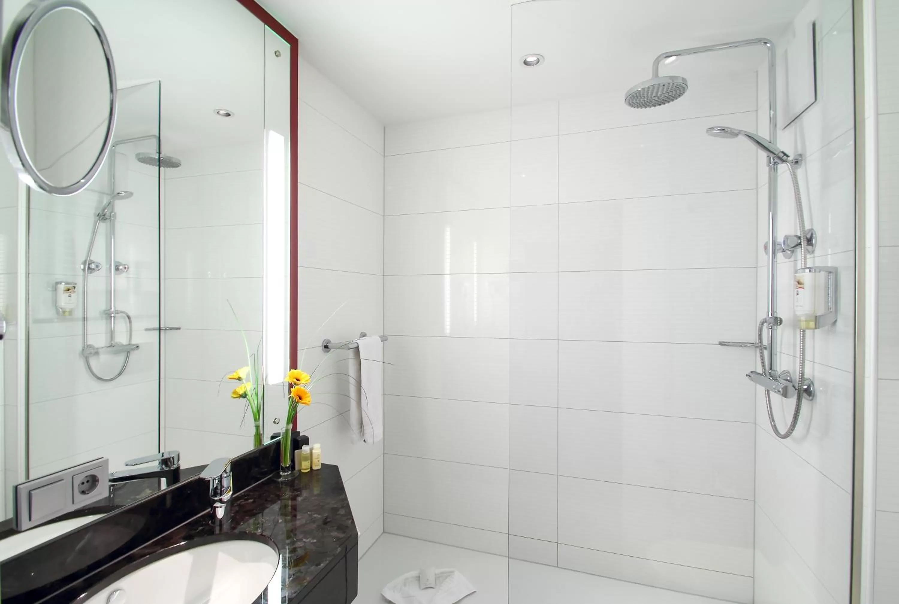 Shower in Best Western Plus Hotel Stadtquartier Haan