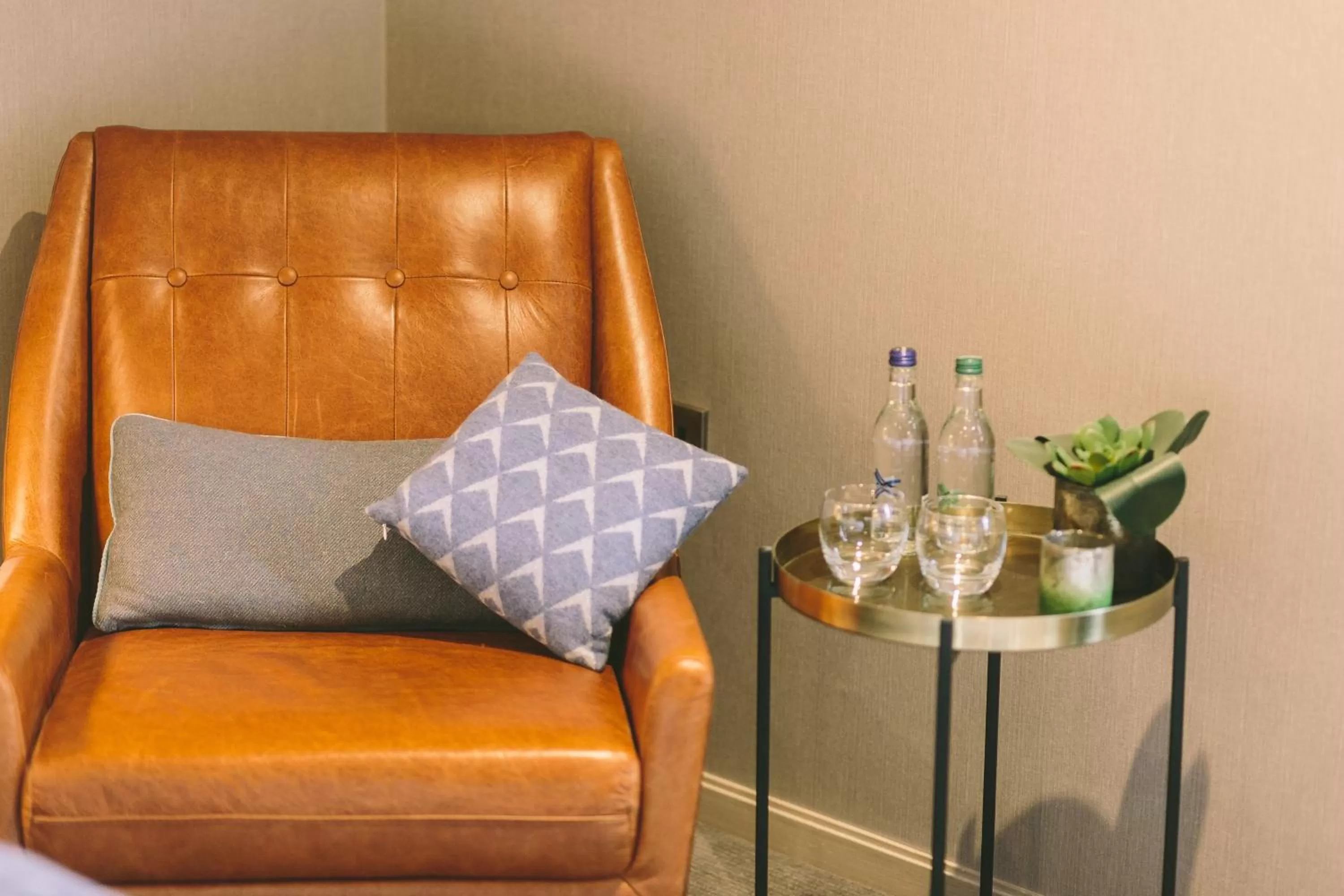 Seating area in Palm Court Hotel