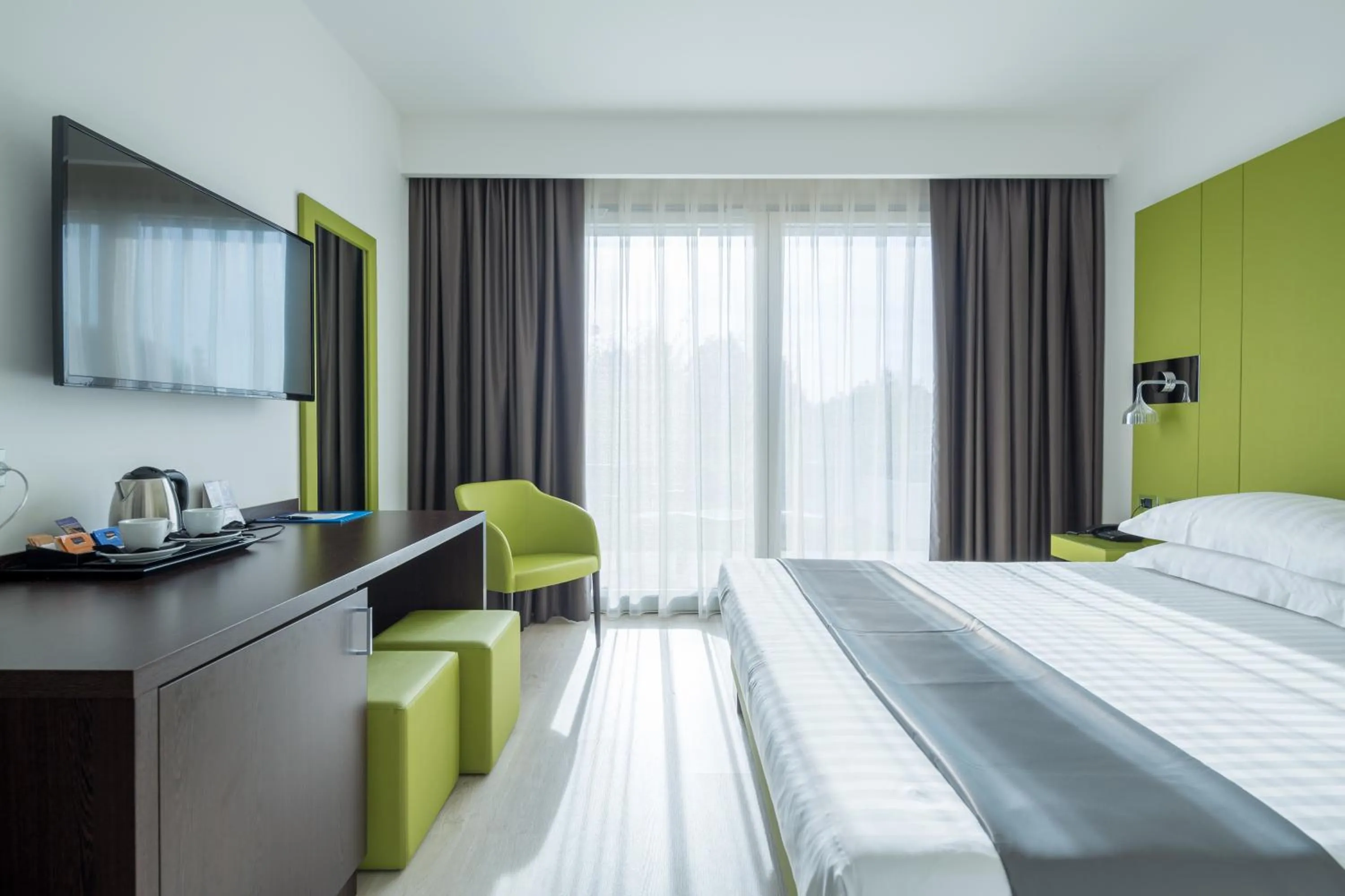 Bedroom, Bed in Hotel Brandoli