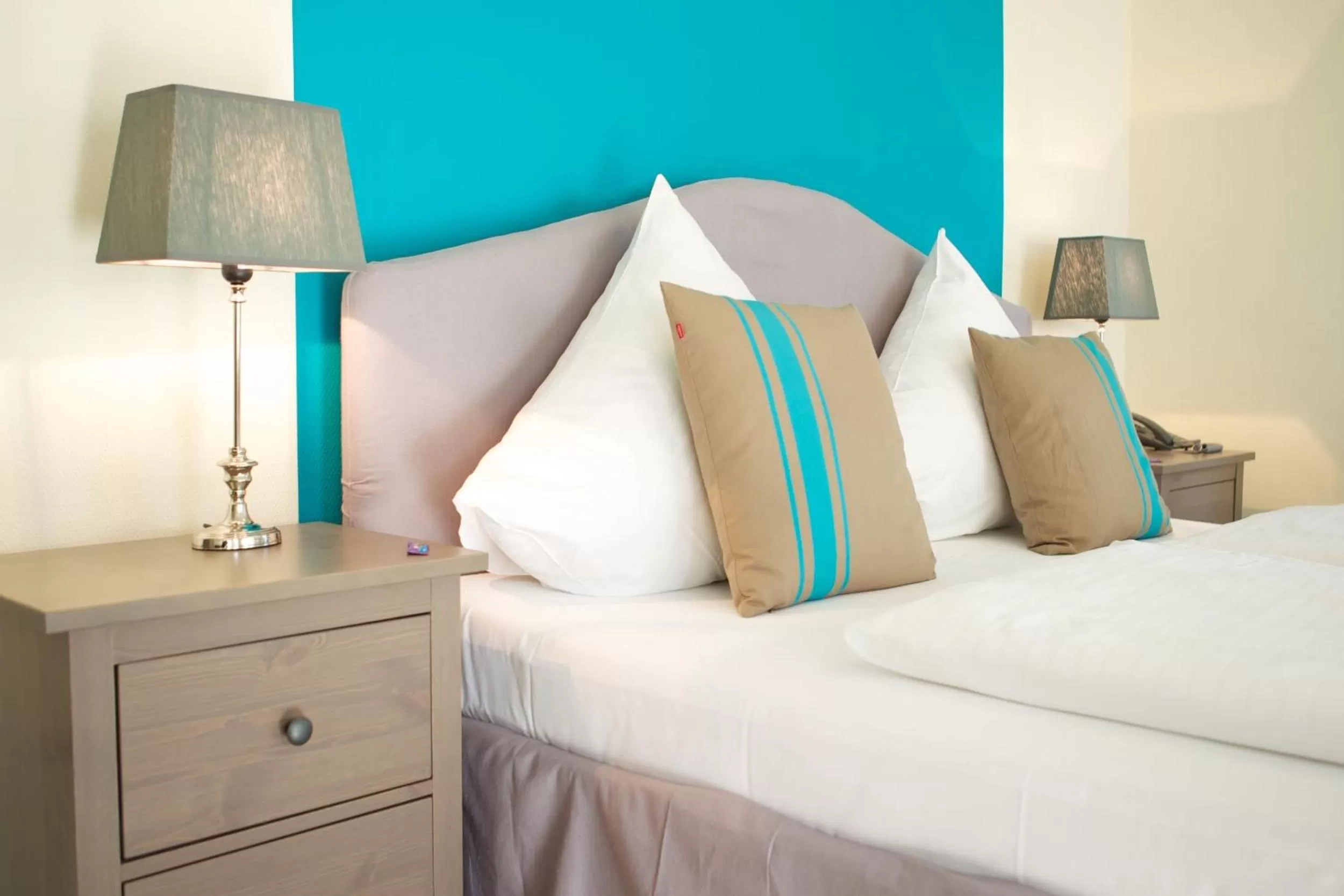 Bed in Das Frühstückshotel Sankt Peter-Ording