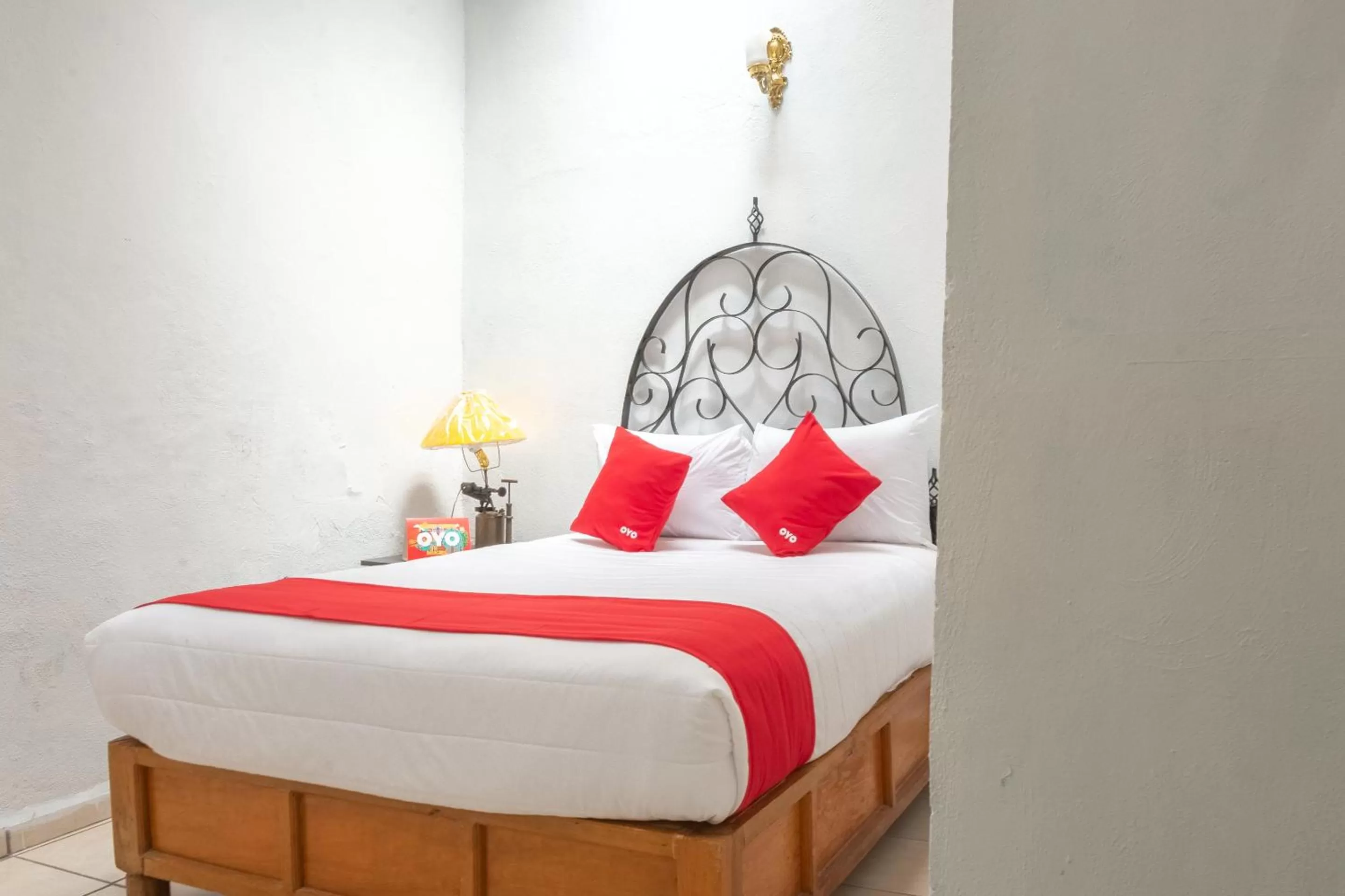 Bedroom in OYO Hotel Meson de la Concepcion