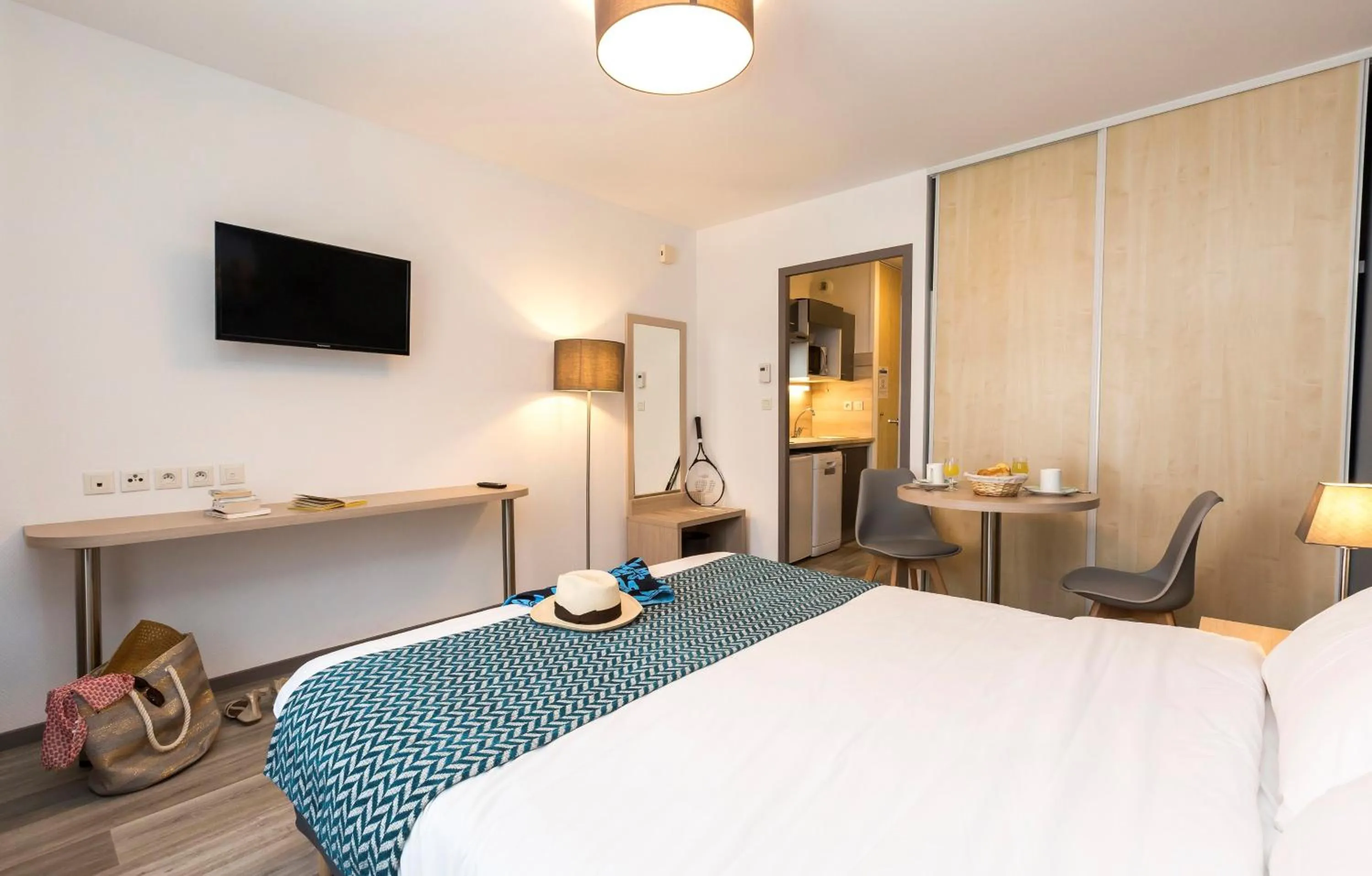 Bedroom, Bed in Résidence Odalys Archipel